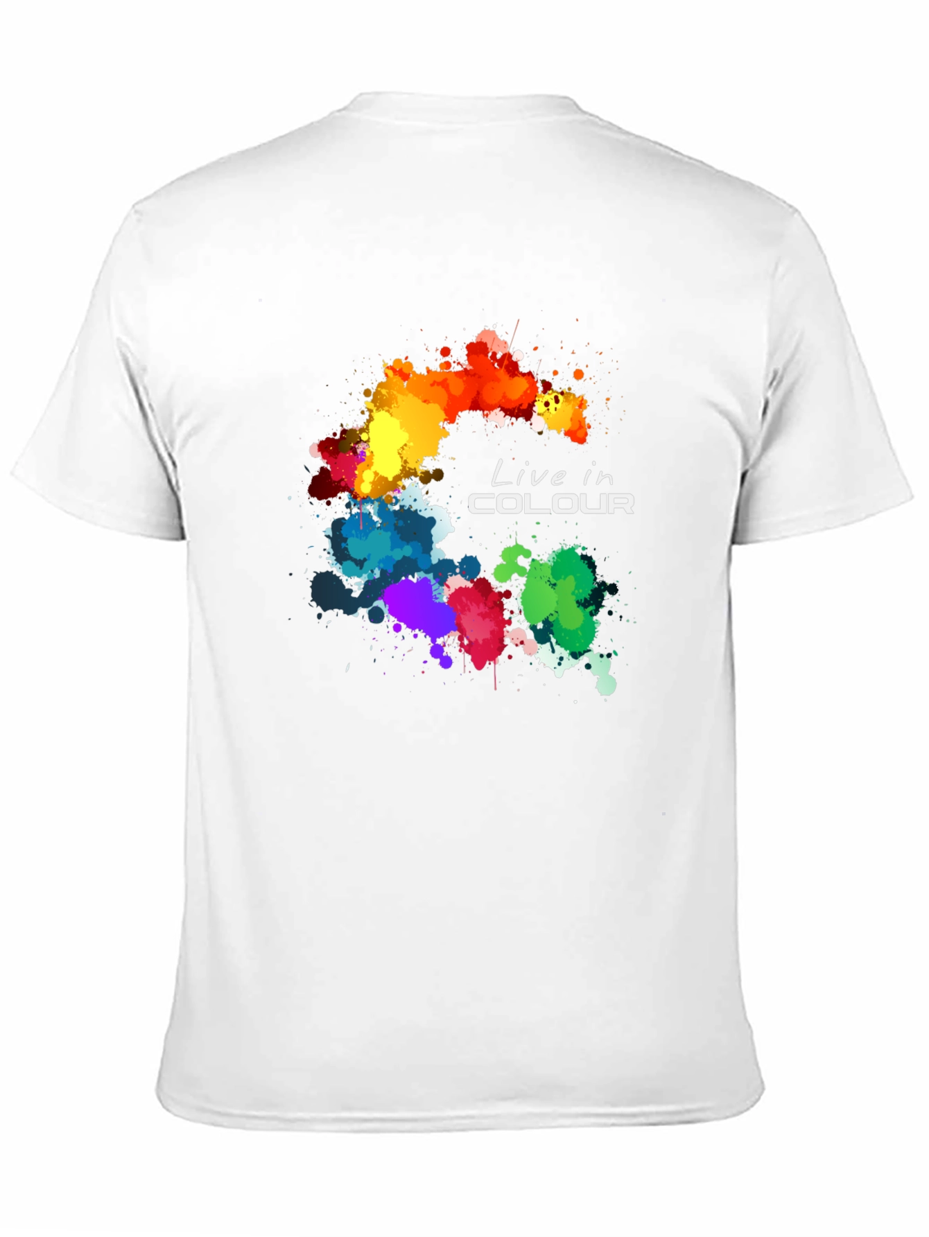 Black Live in Colour Graphic T-Shirt - Black view 11