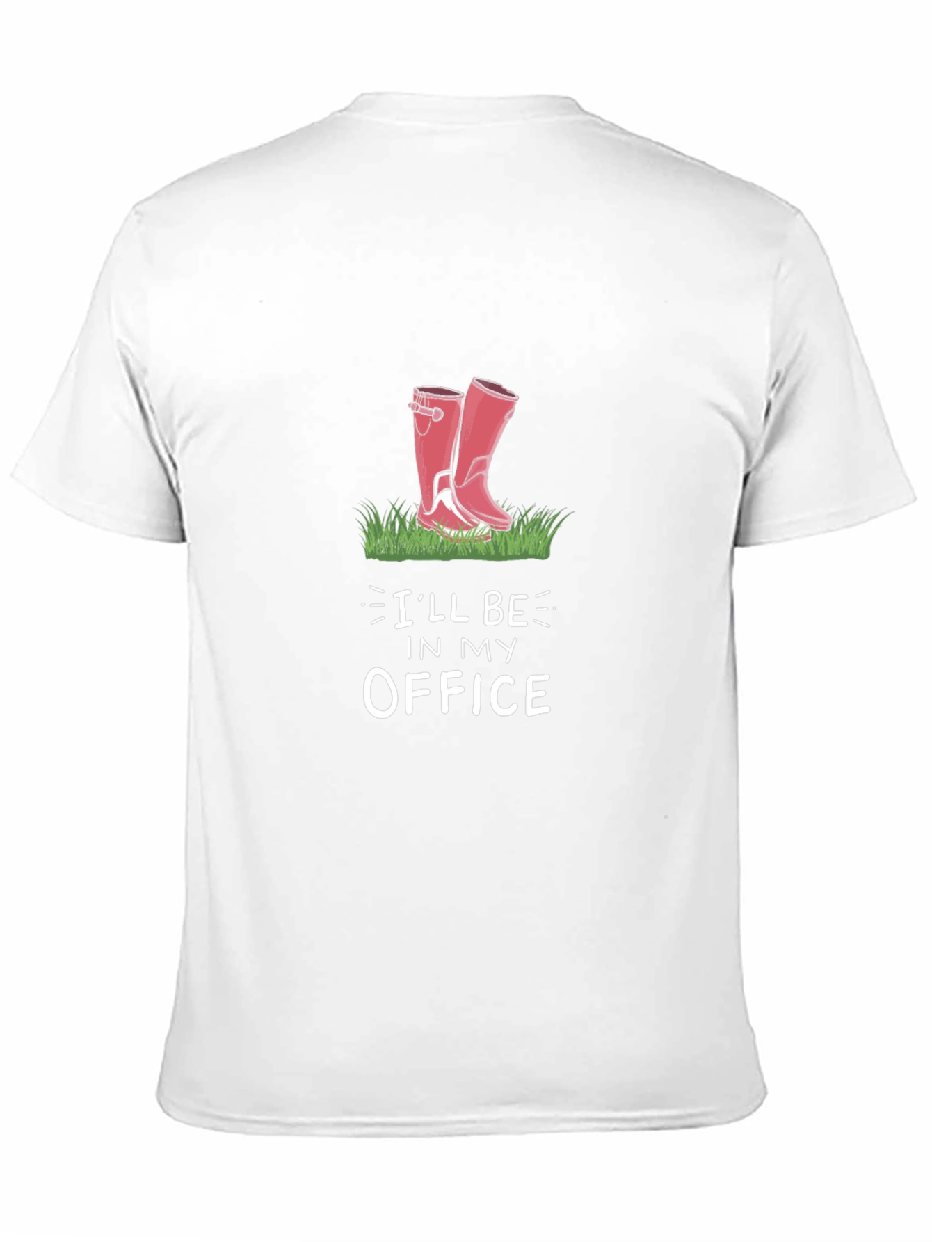 Black Gardening T-Shirt - I'll Be In My Office view 11