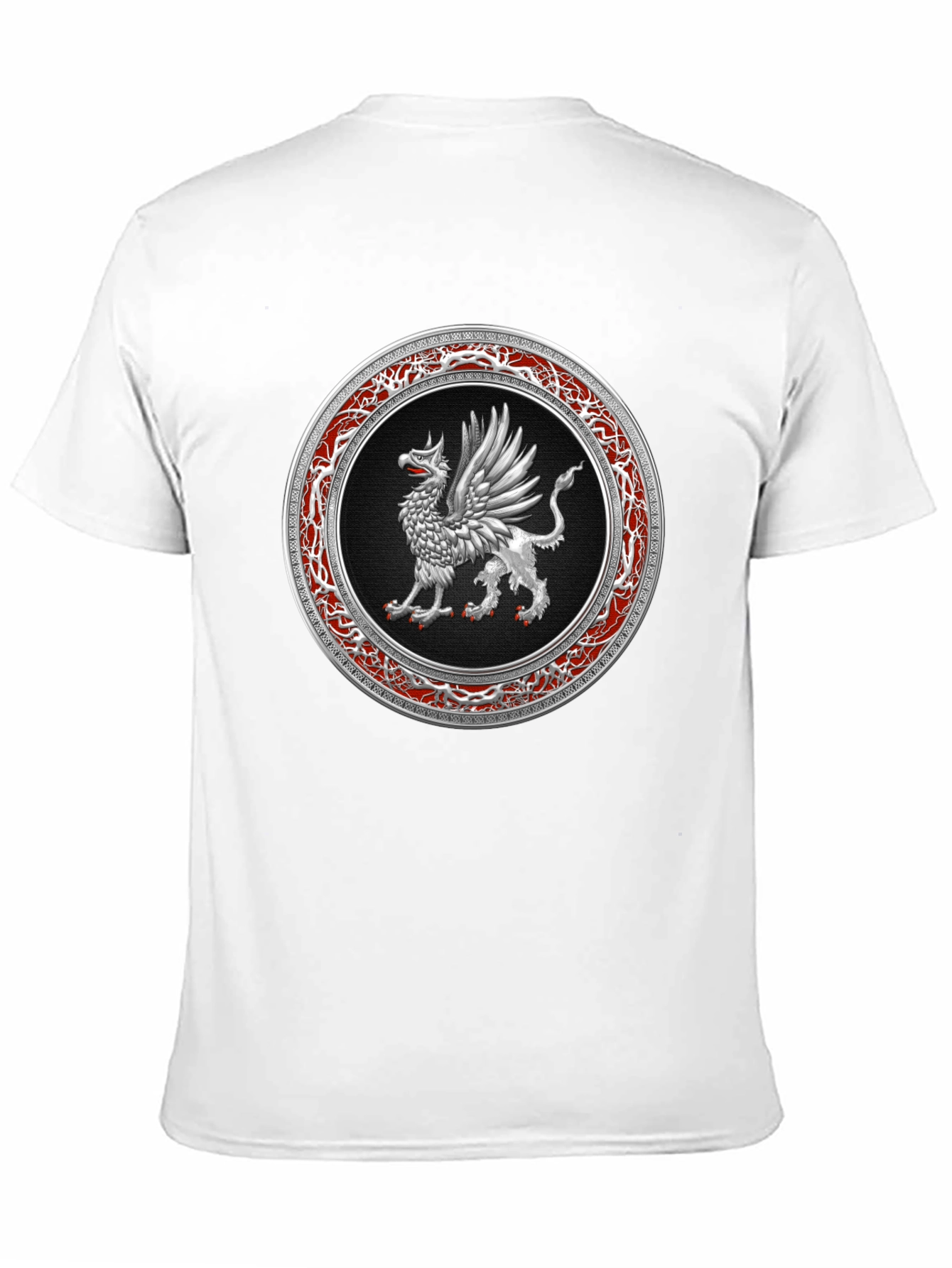 Black Griffin Emblem Black T-Shirt view 11