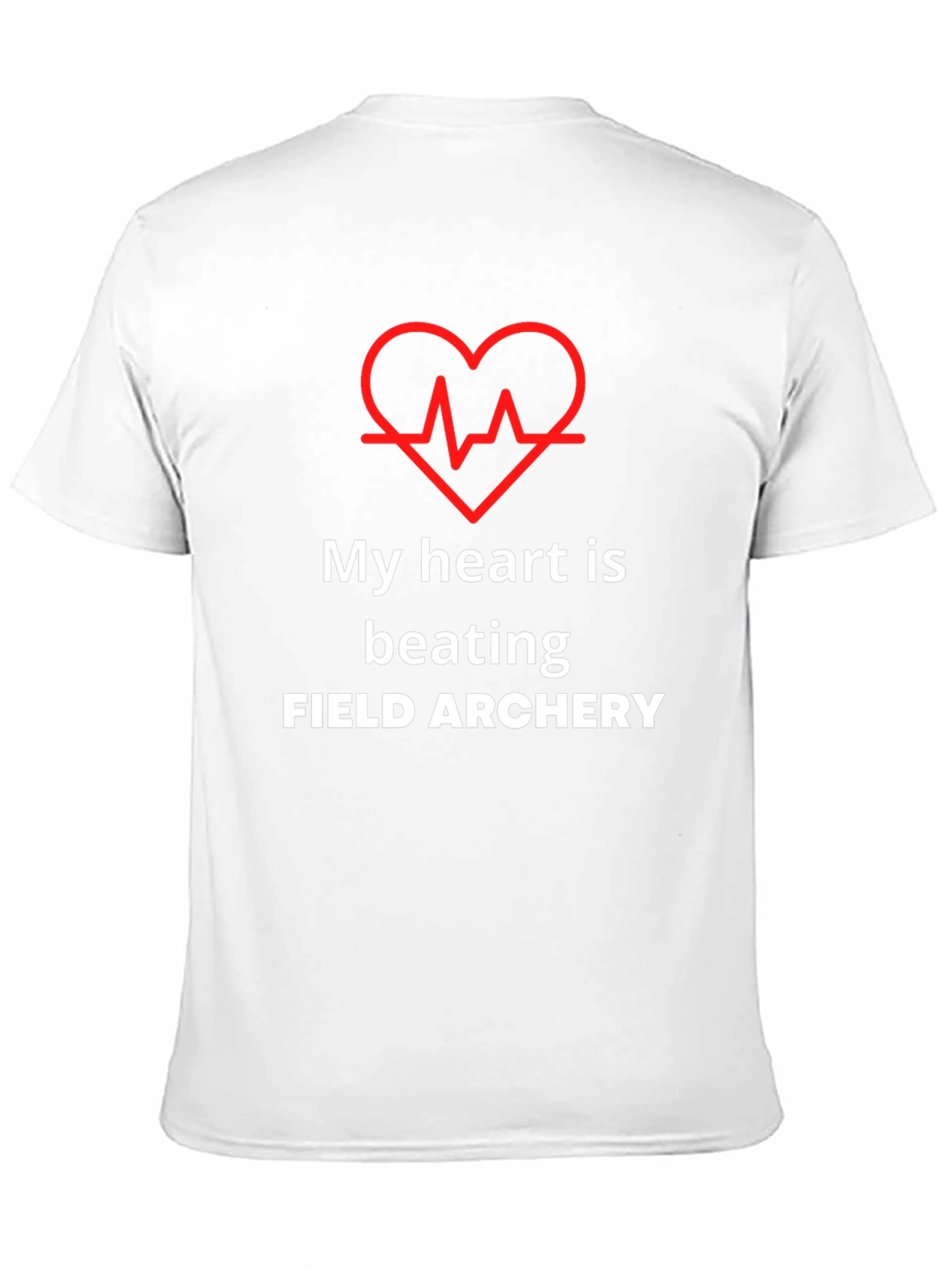 Black Field Archery Heartbeat T-Shirt view 11