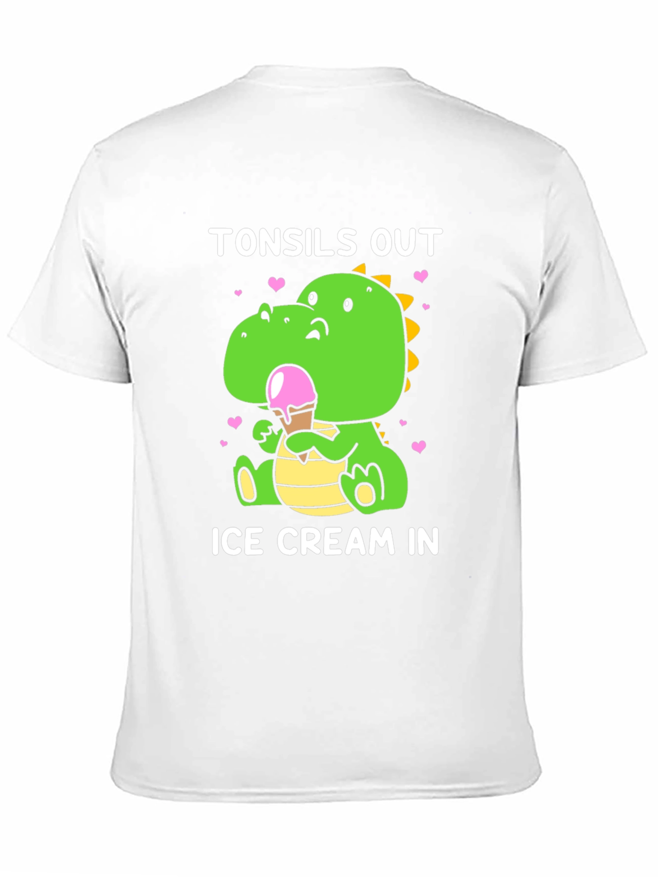 Black Tonsils Out Ice Cream In Dinosaur T-Shirt view 11