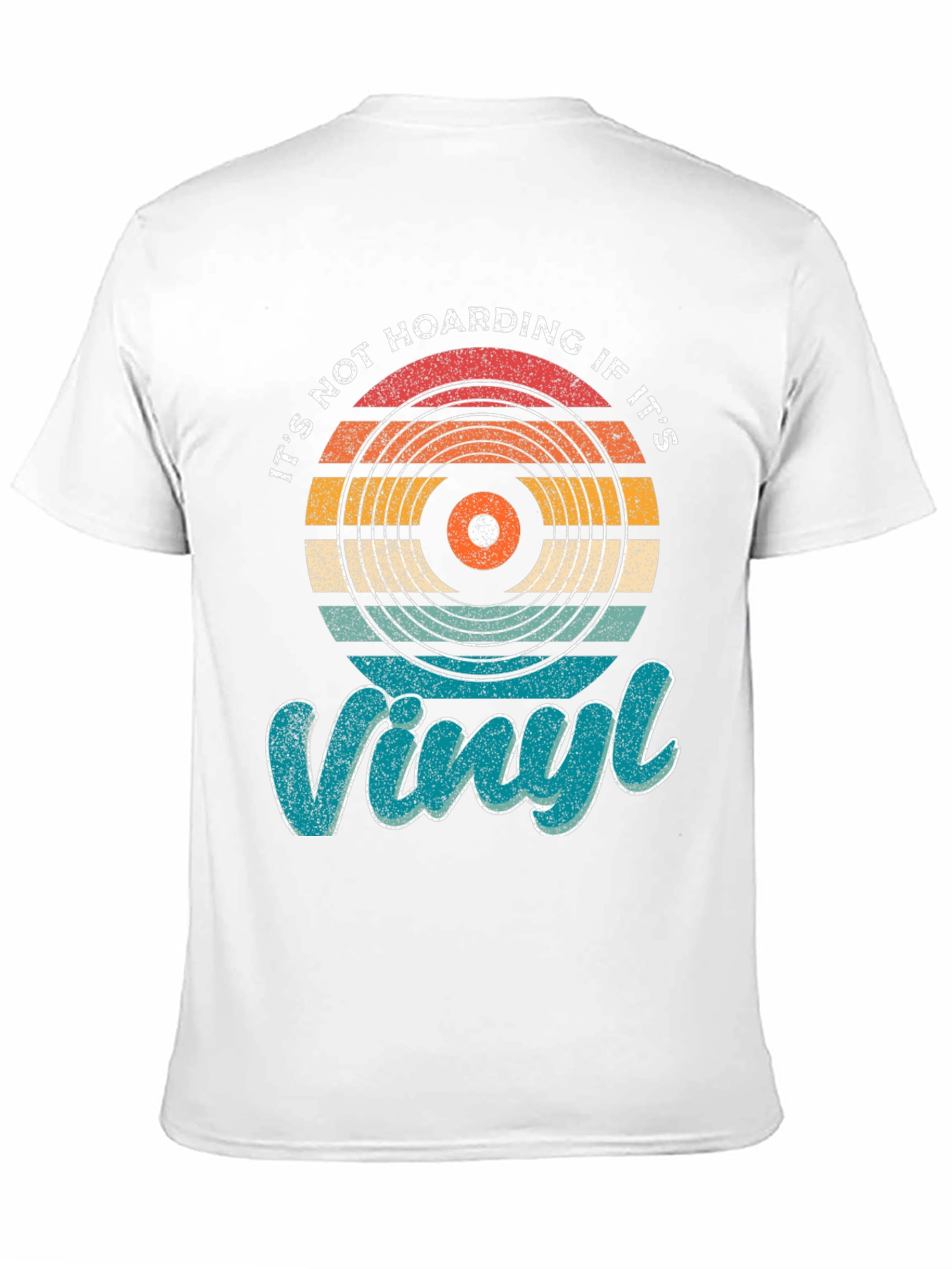 Black Vinyl Record Lover T-Shirt - It's Not Hoarding view 11