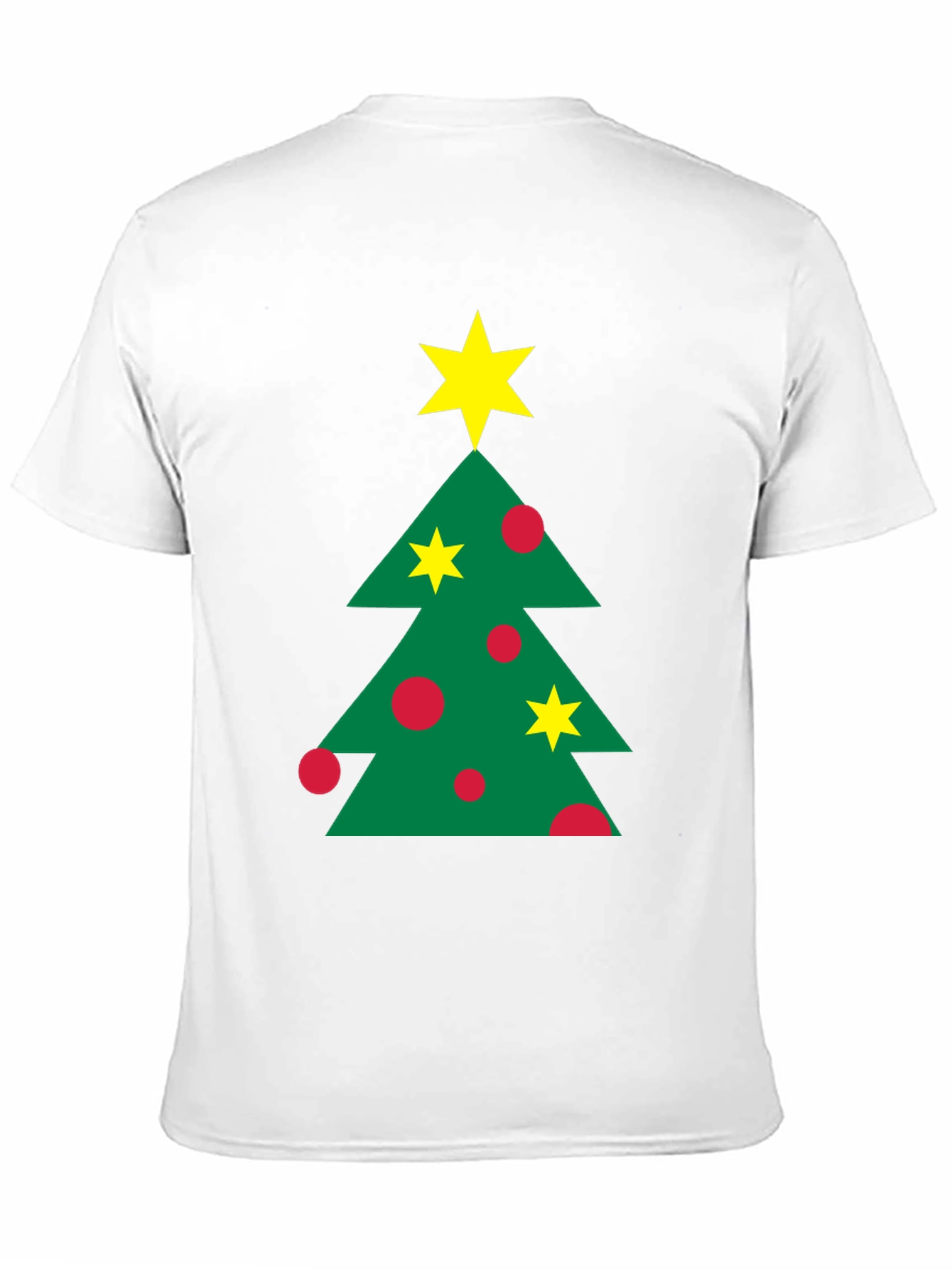 Black Festive Christmas Tree Graphic Tee - Holiday Style view 11