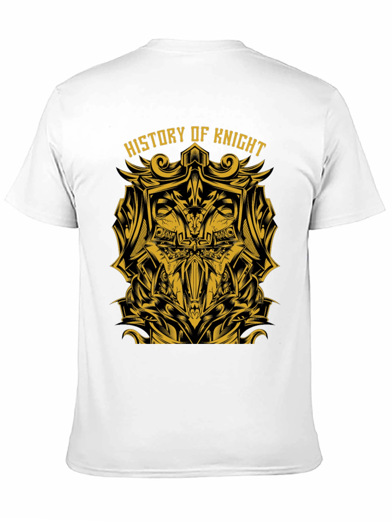 Black History of Knight Graphic Tee - Black view 11