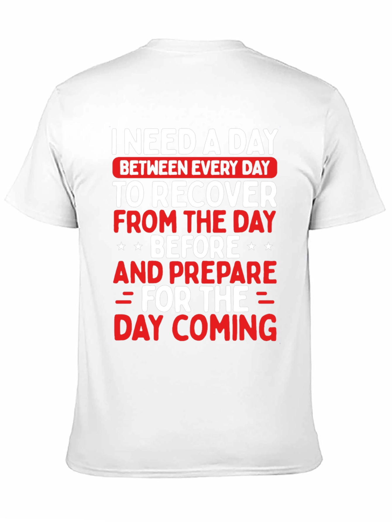 Black Funny Recovery Day T-Shirt view 11