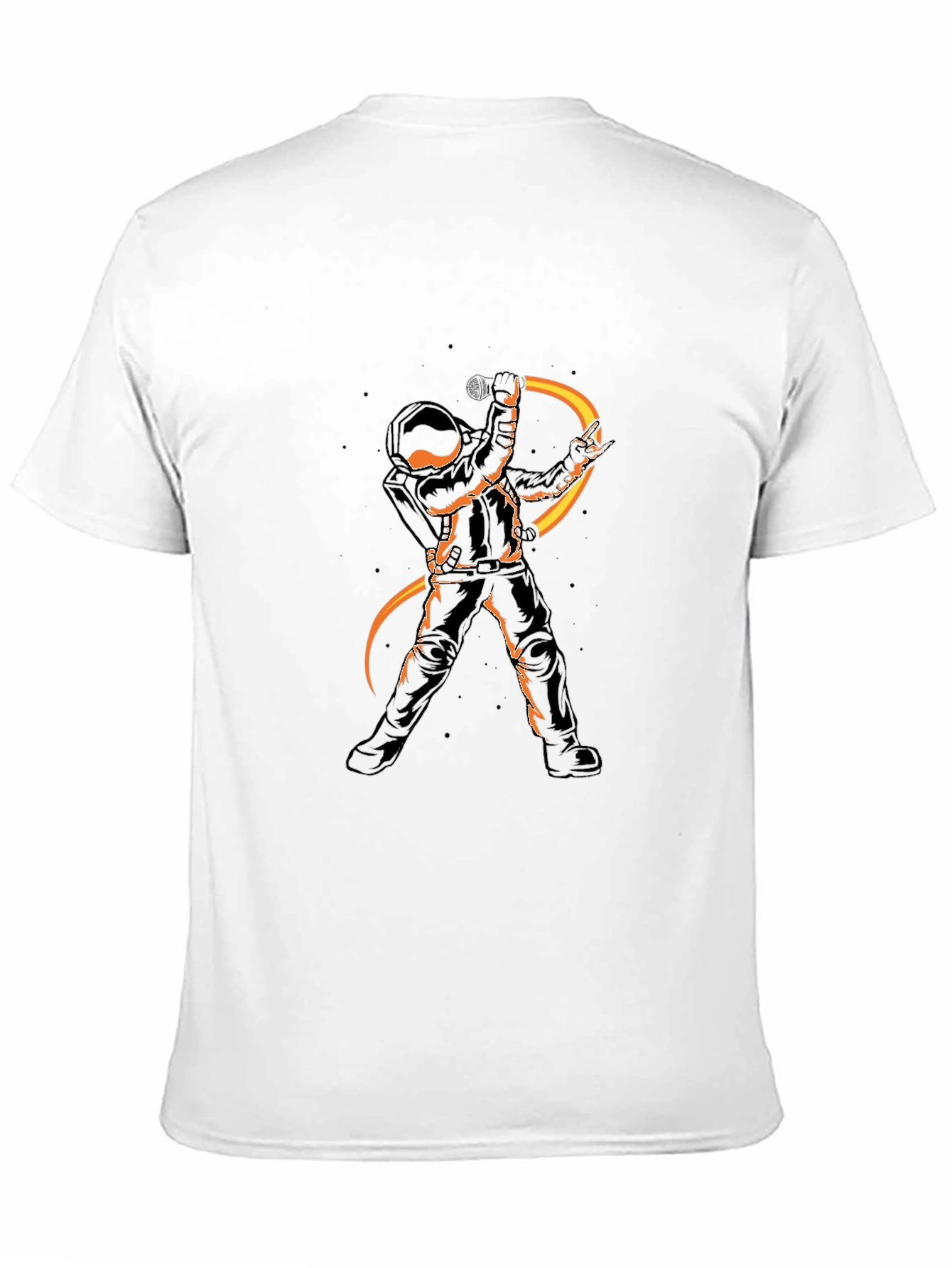 Black Astronaut Graphic Tee - Rock On in Style! view 11