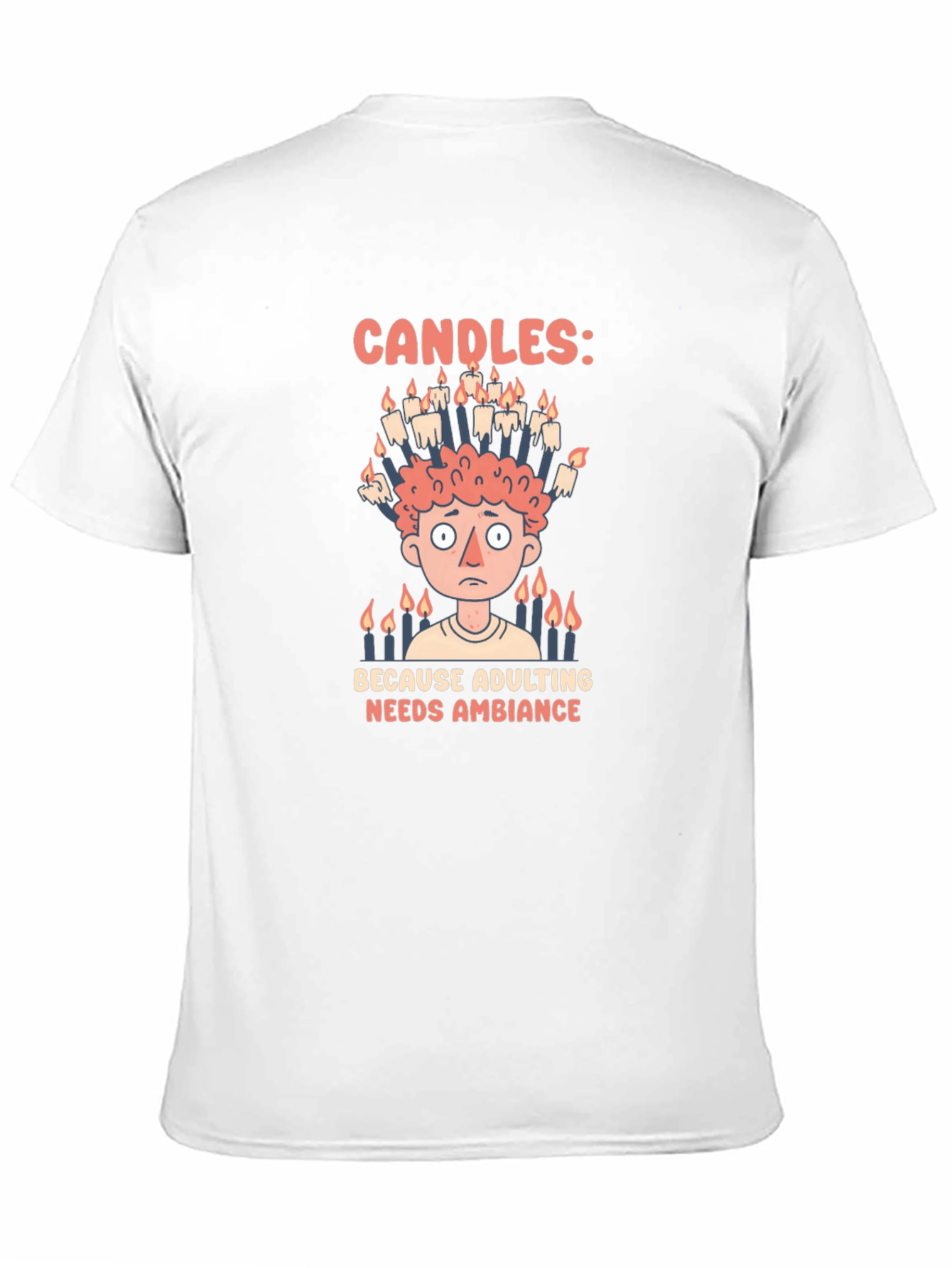 Black Candles: Because Adulting Needs Ambiance T-Shirt view 11