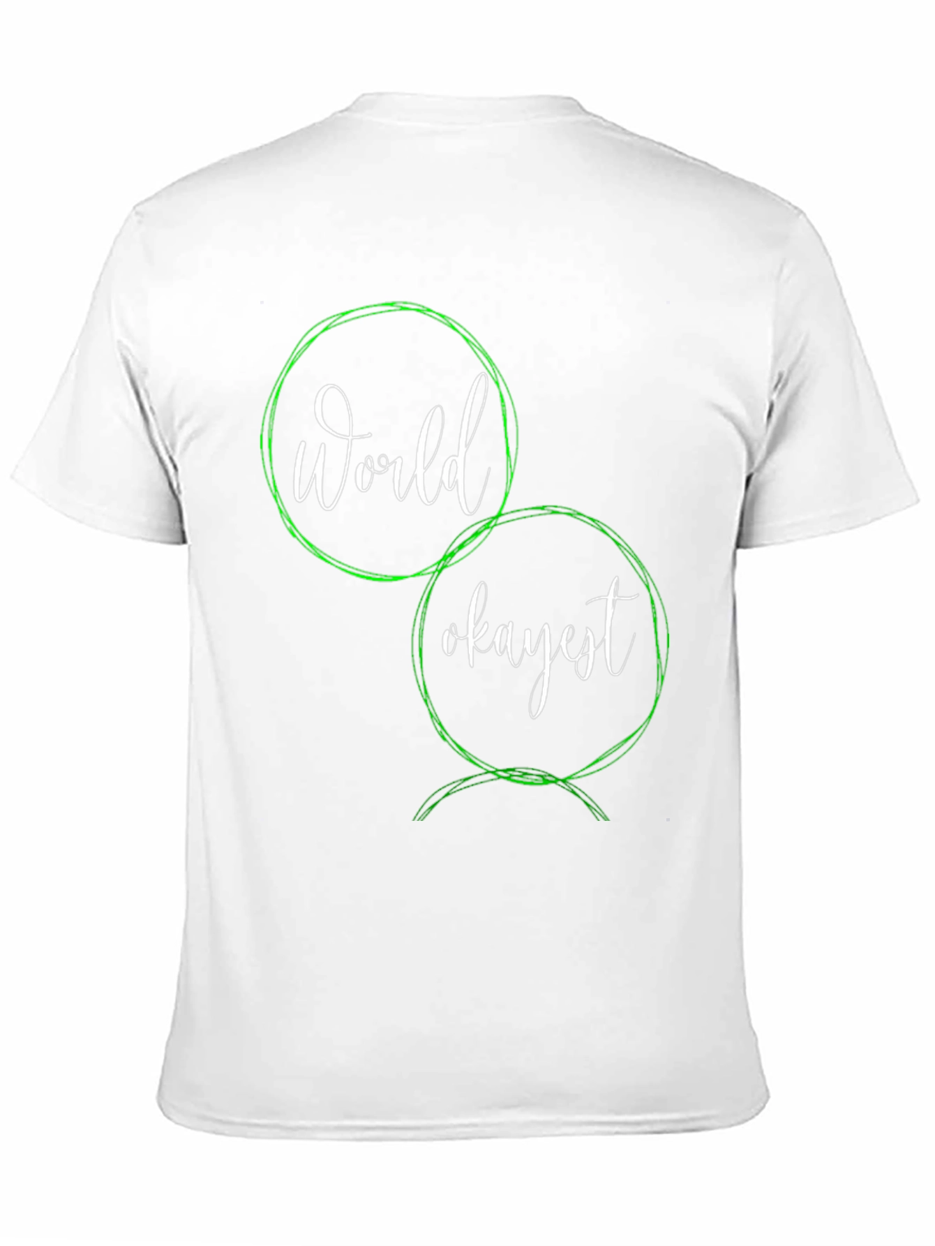 Black World's Okayest T-Shirt - Funny Sarcastic Graphic Tee view 11