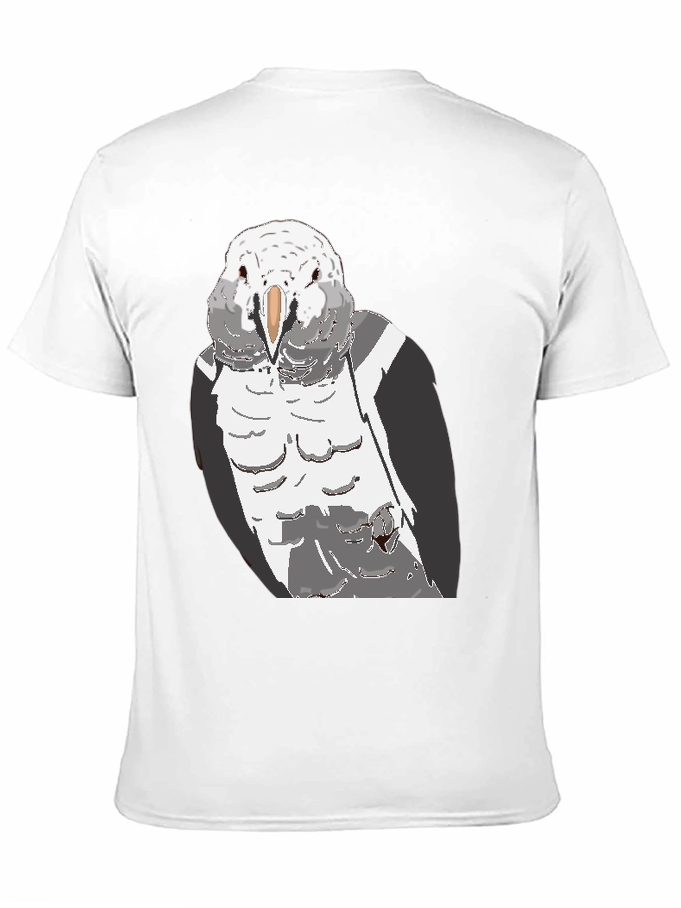 Black Parrot Graphic T-Shirt - Men's Casual Tee view 11