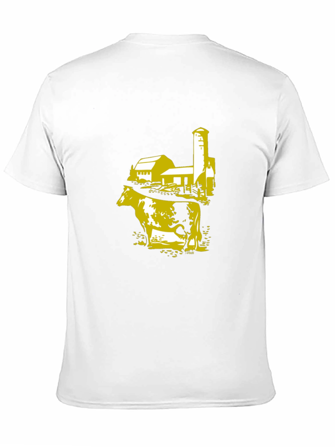 Black Farm Cow Graphic Tee view 11