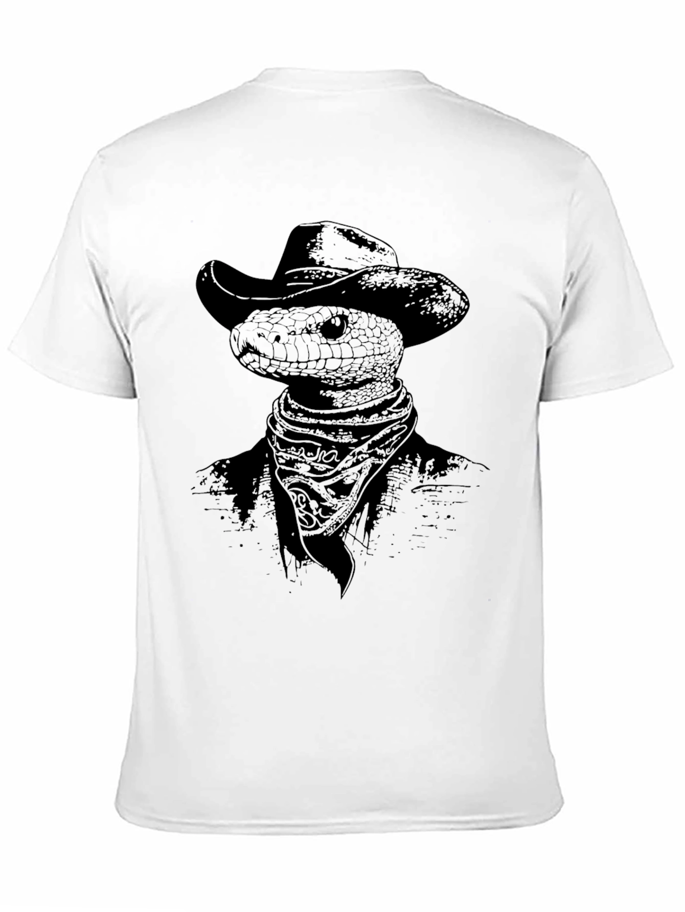 Black Snake Cowboy Graphic Tee - Western Style view 11