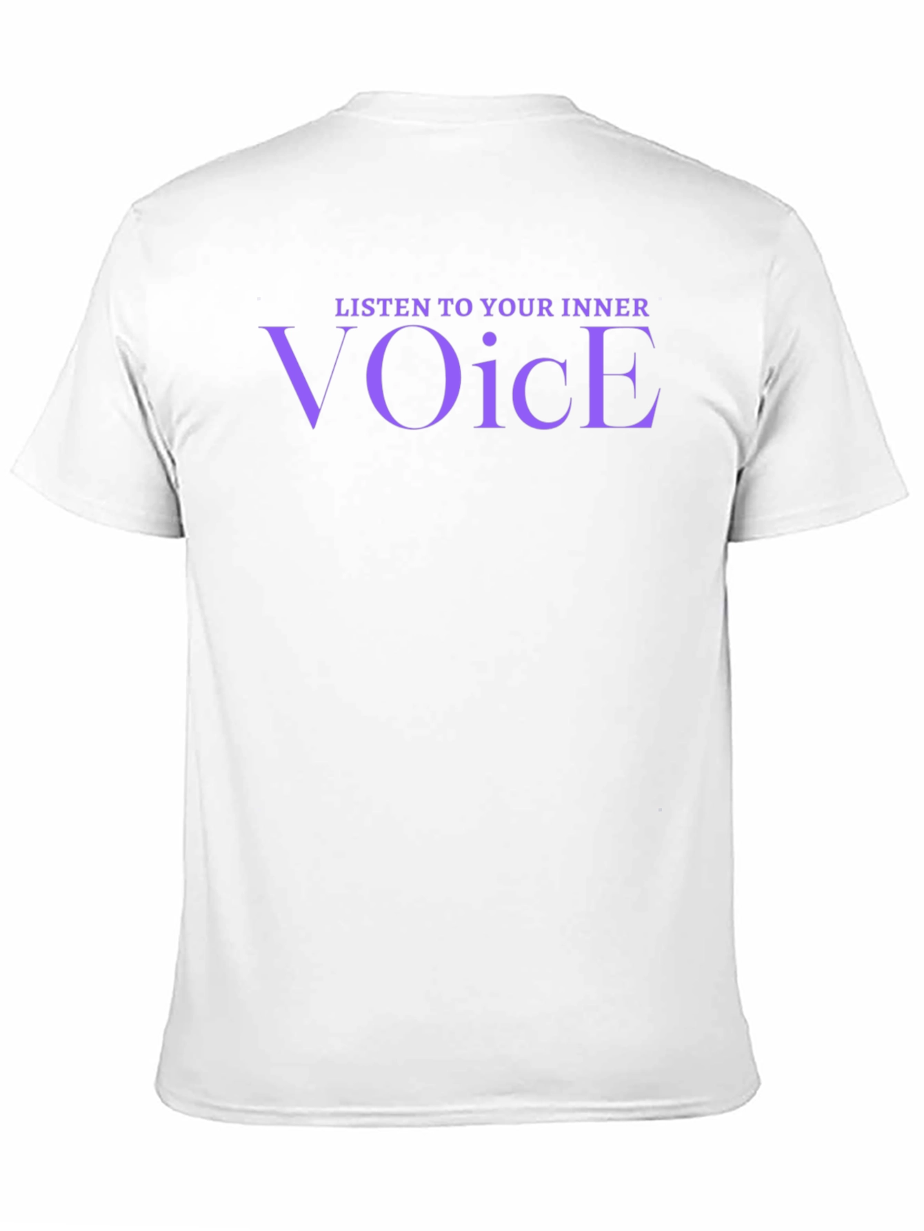 Black Listen to Your Inner Voice Graphic Tee view 11