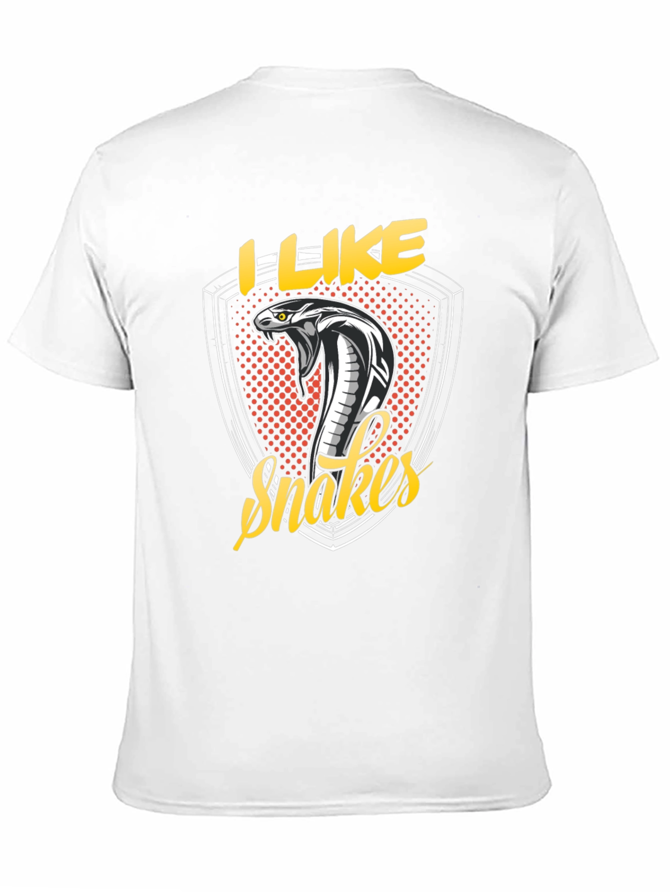 Black I Like Snakes Graphic Tee - Black view 11