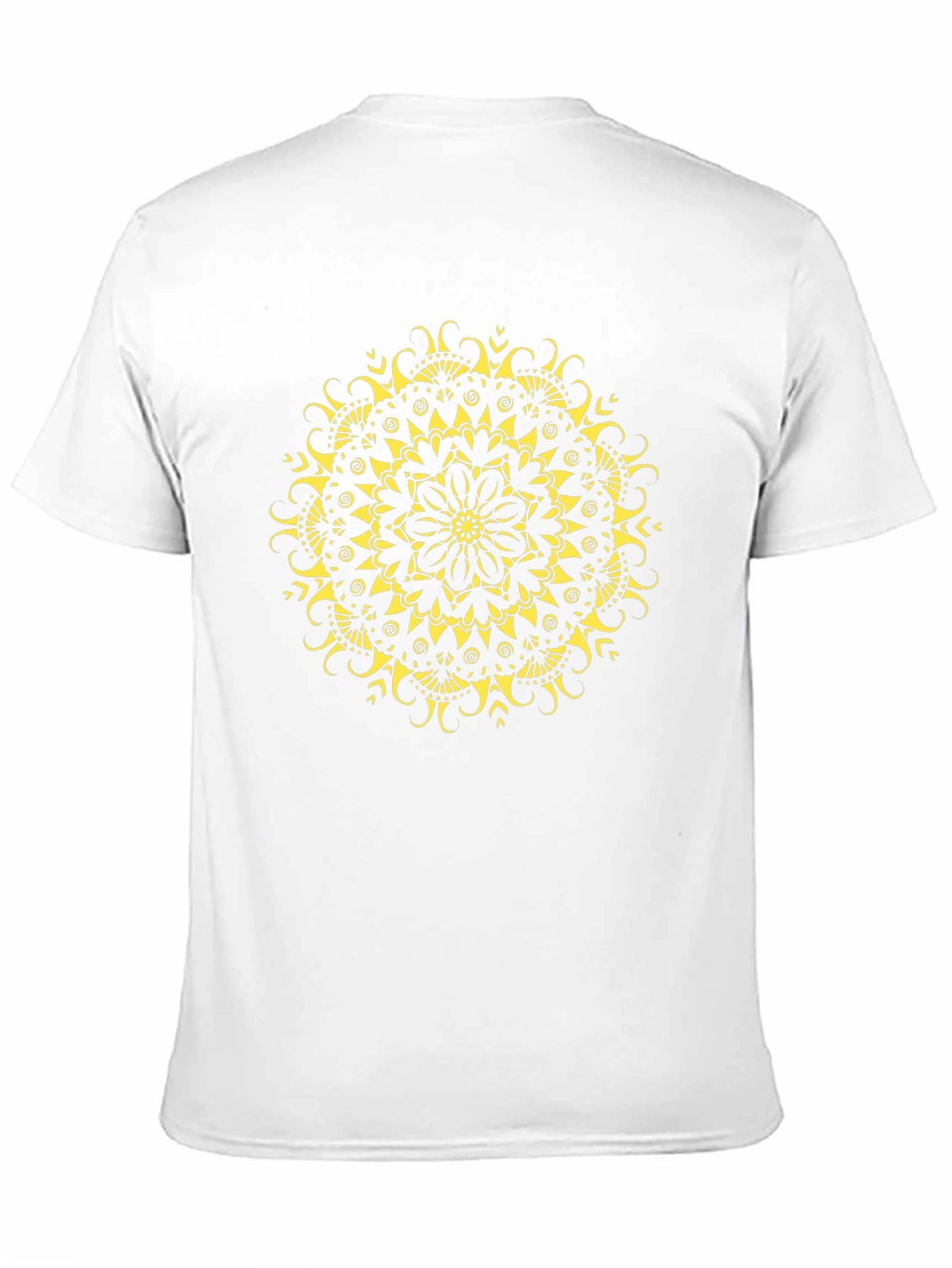 Black Mandala Graphic Black T-Shirt - Unique Design view 11