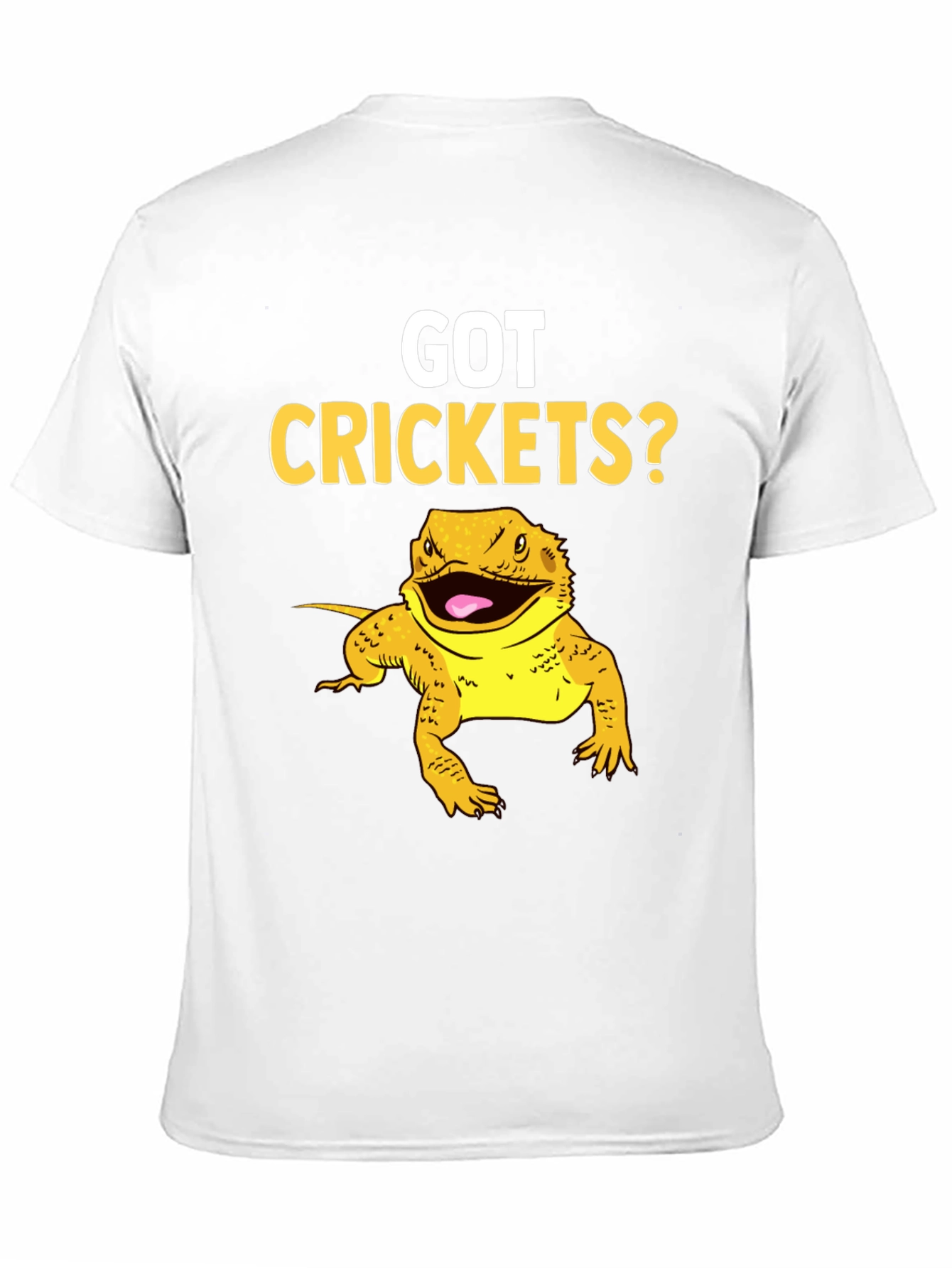 Black Got Crickets? Bearded Dragon Pet T-Shirt view 11