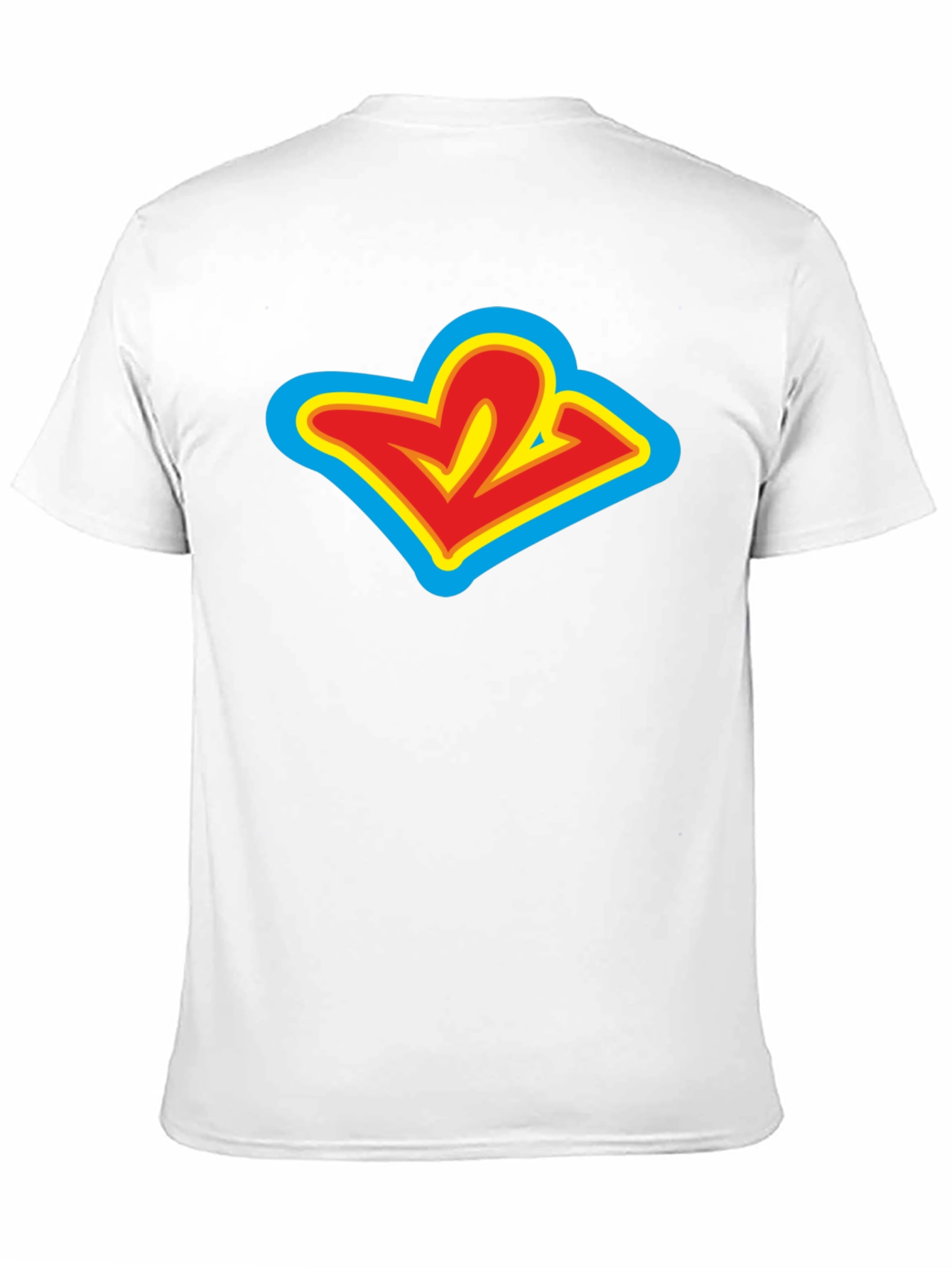 Black Retro Cartoon Logo Black T-Shirt view 11