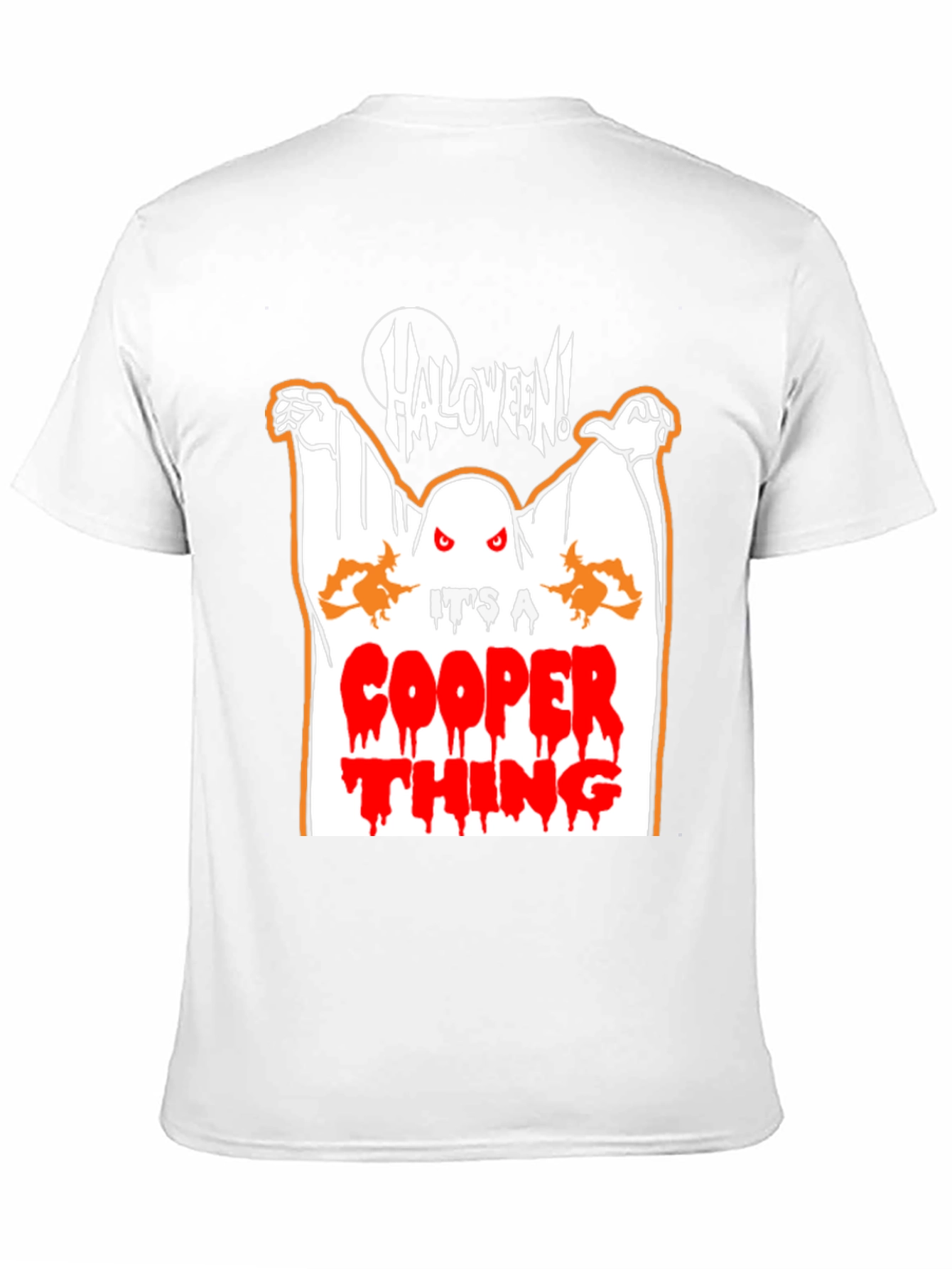 Black Halloween Ghost T-Shirt - It's a Cooper Thing! view 11