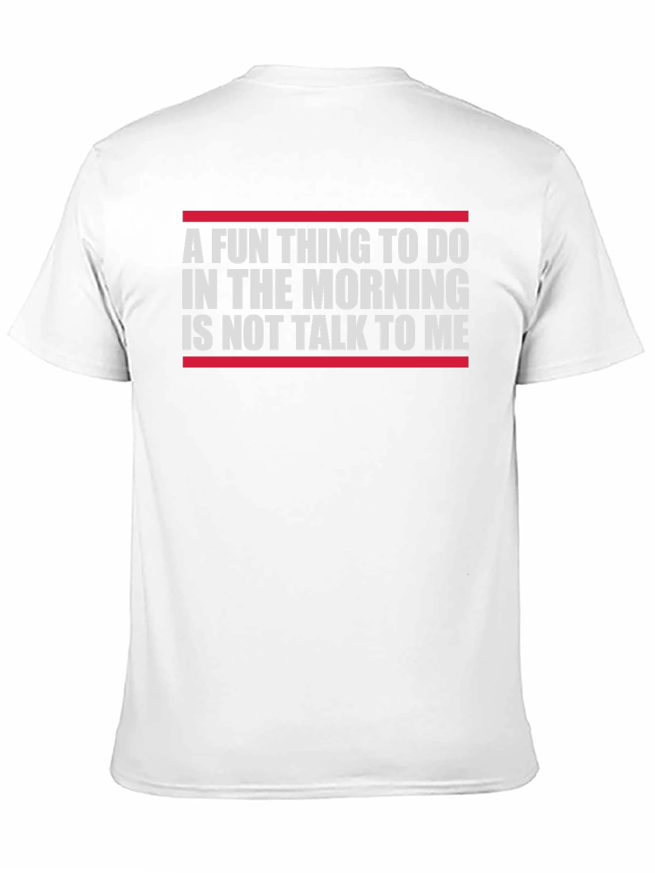 Black Funny Morning Humor T-Shirt - Do Not Talk to Me view 11