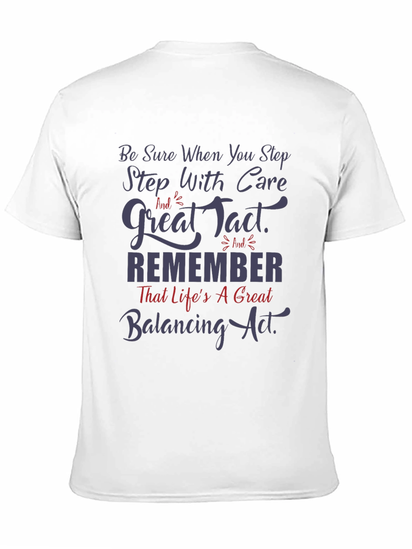 Black Life's a Balancing Act Graphic Tee view 11
