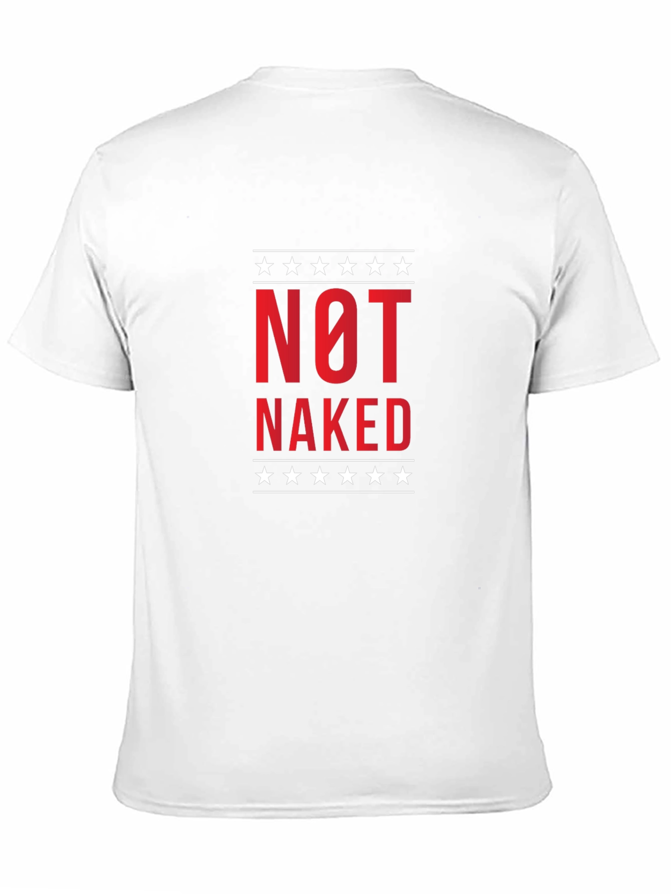 Black "Not Naked" Graphic T-Shirt view 11