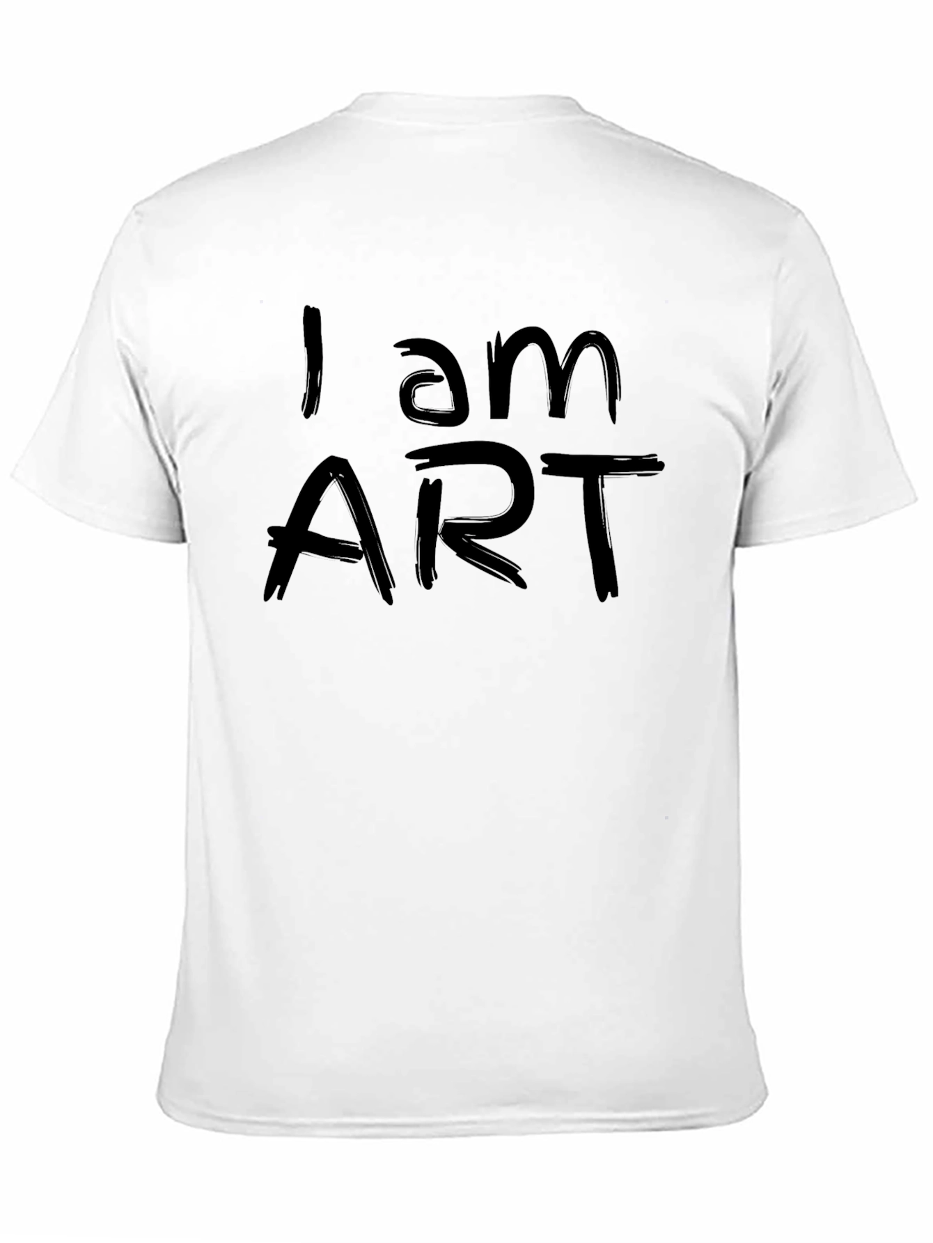 Black I am ART Black Graphic Tee view 11