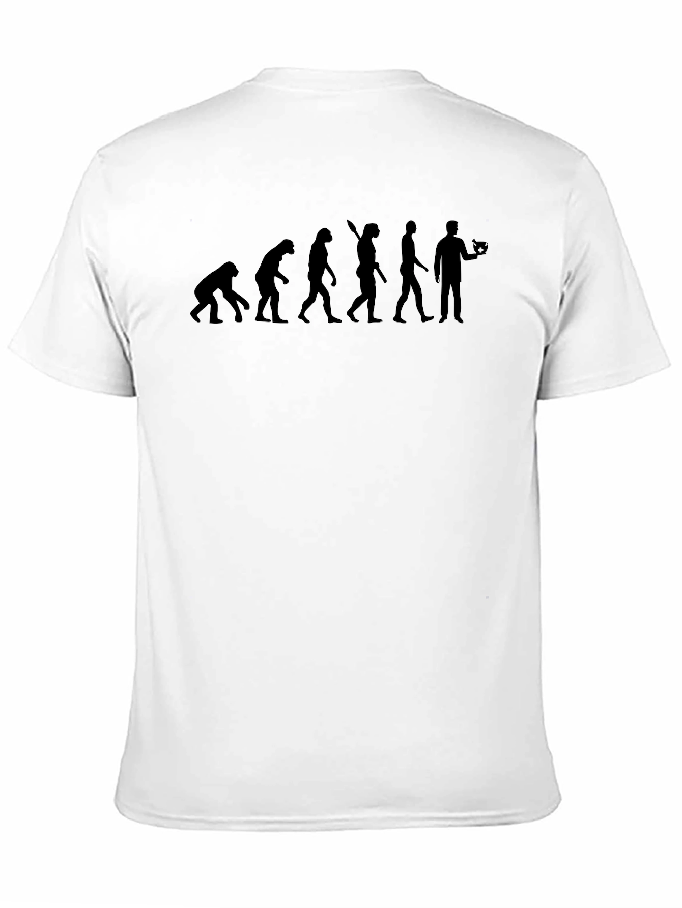 Black Evolution of the Gamer T-Shirt - Black Cotton Tee view 11