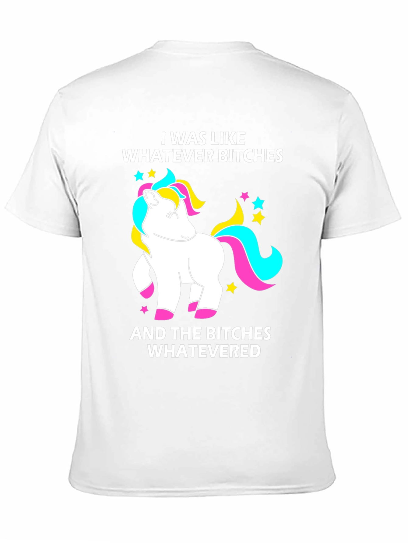 Black Unicorn Graphic Tee - I Was Like Whatever view 11