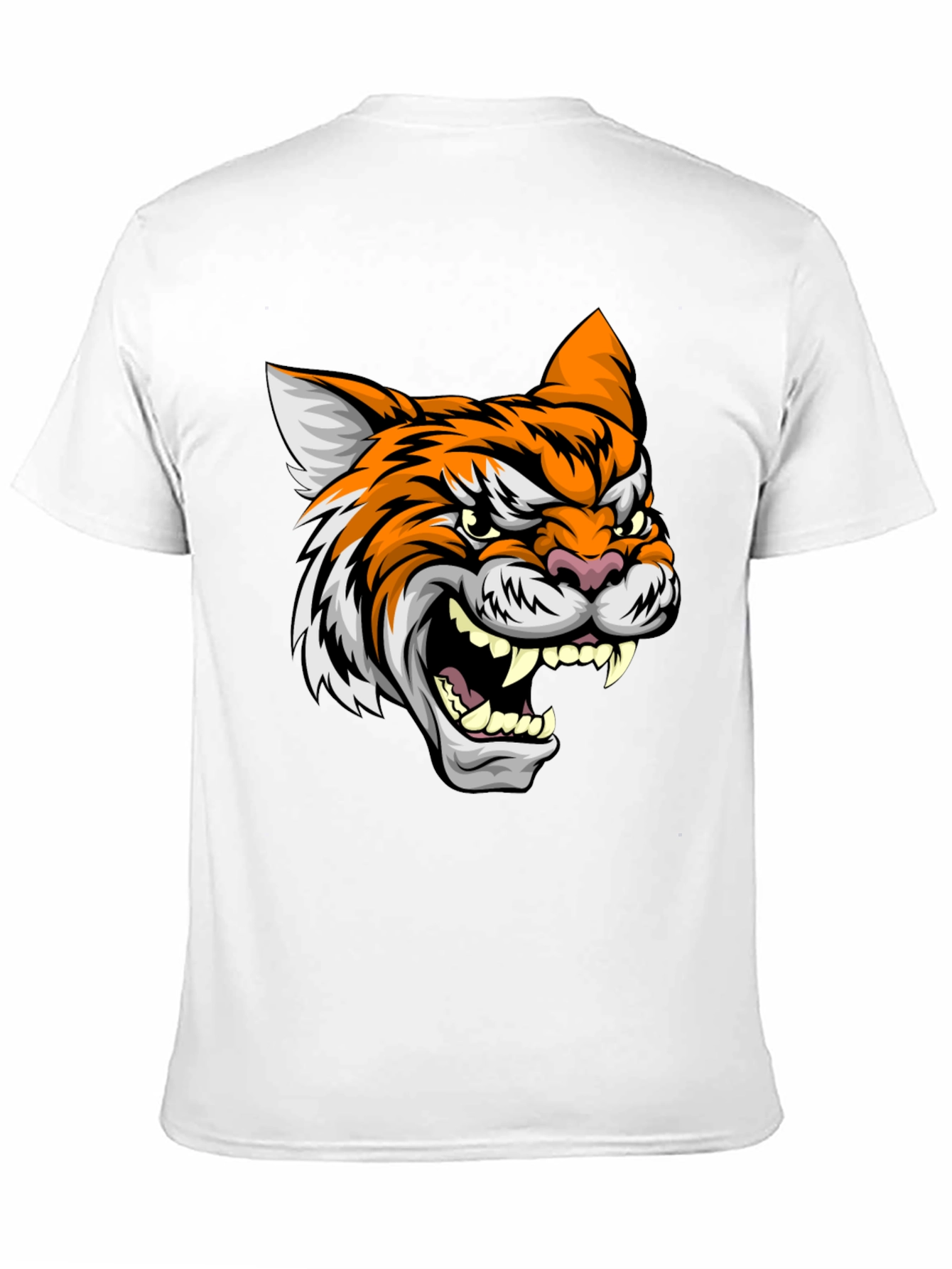 Black Tiger Graphic Black T-Shirt view 11