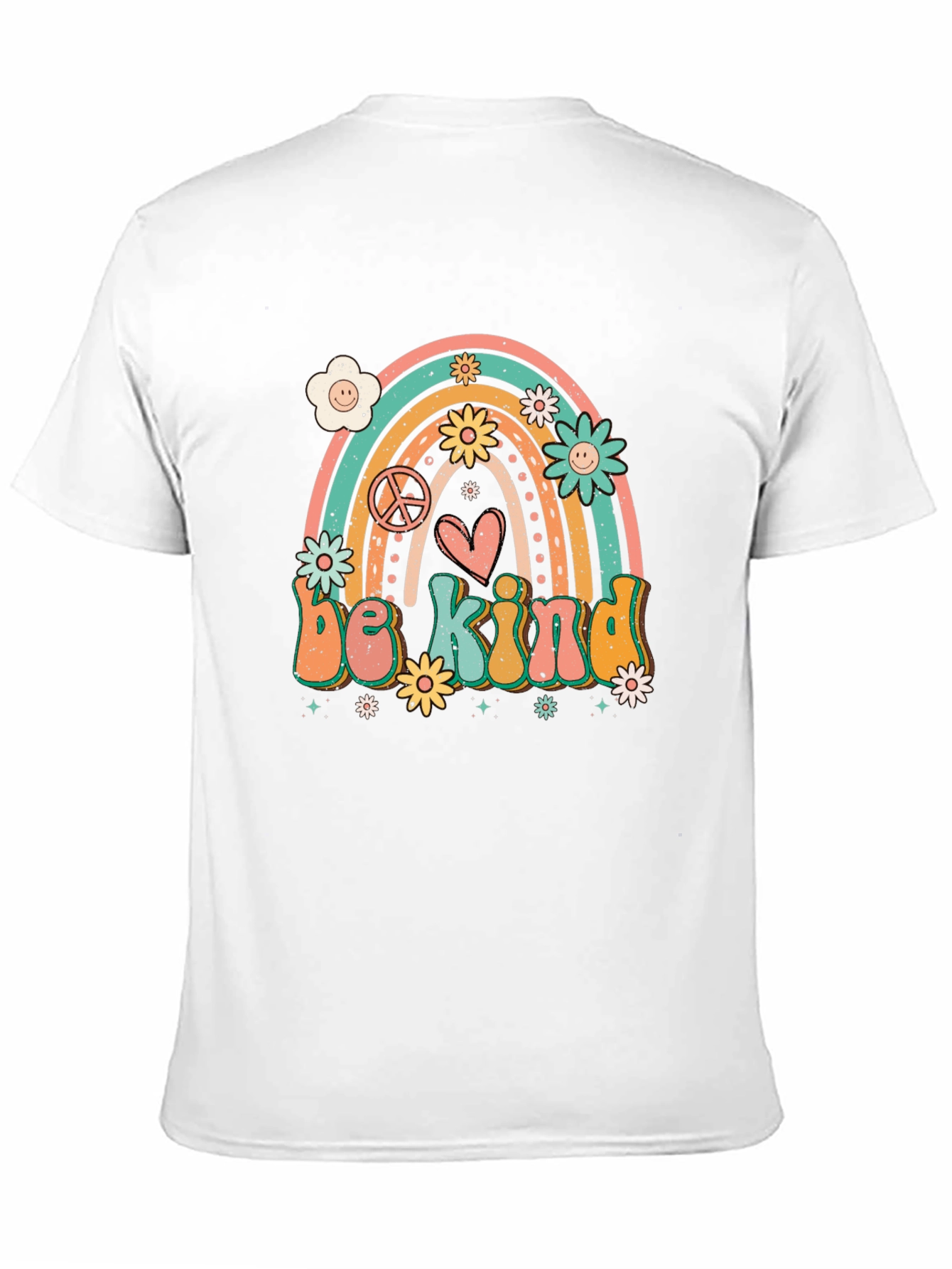 Black Be Kind Rainbow Graphic Tee - Black T-Shirt view 11