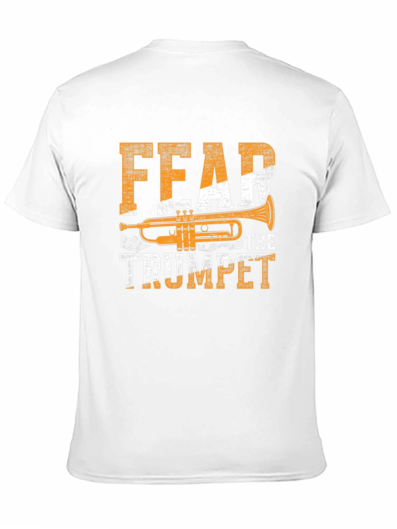 Black Fear The Trumpet Graphic T-Shirt - Musician Tee view 11