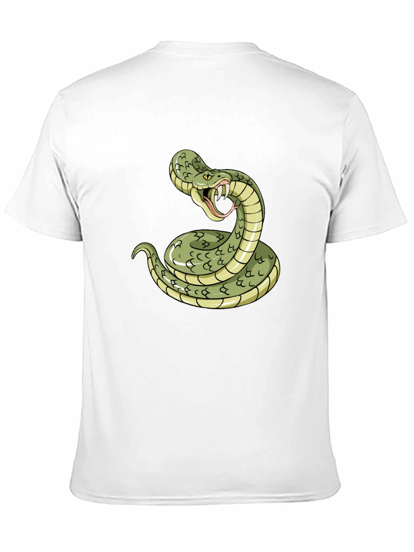 Black Snake Graphic Tee - Black Cotton T-Shirt view 11