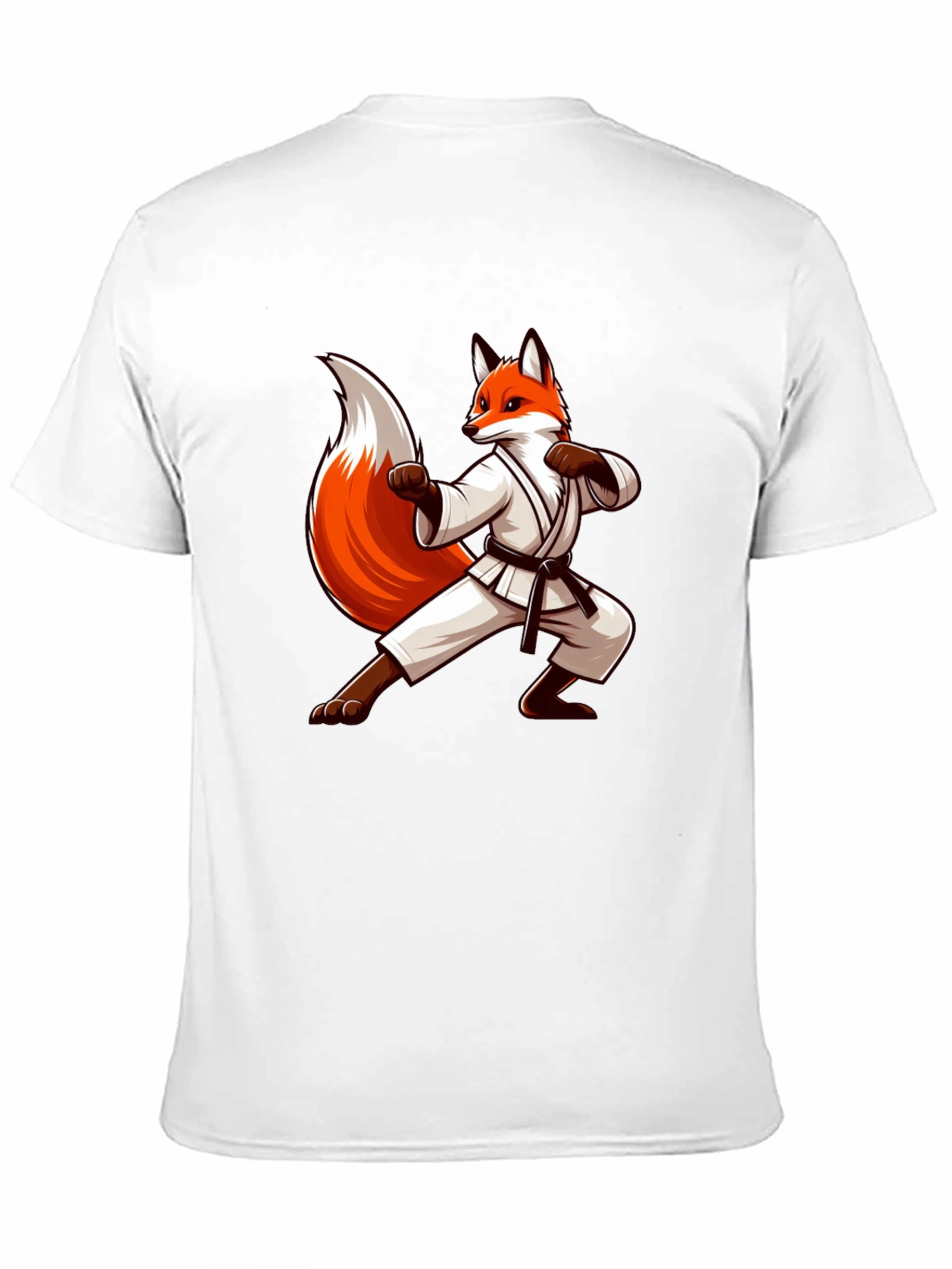 Black Fox Karate T-Shirt - Funny Martial Arts Tee view 11