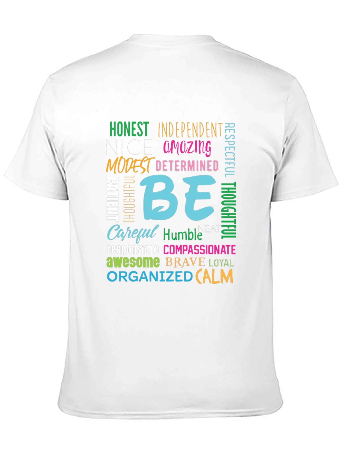 Black Positive Affirmation Graphic Tee view 11