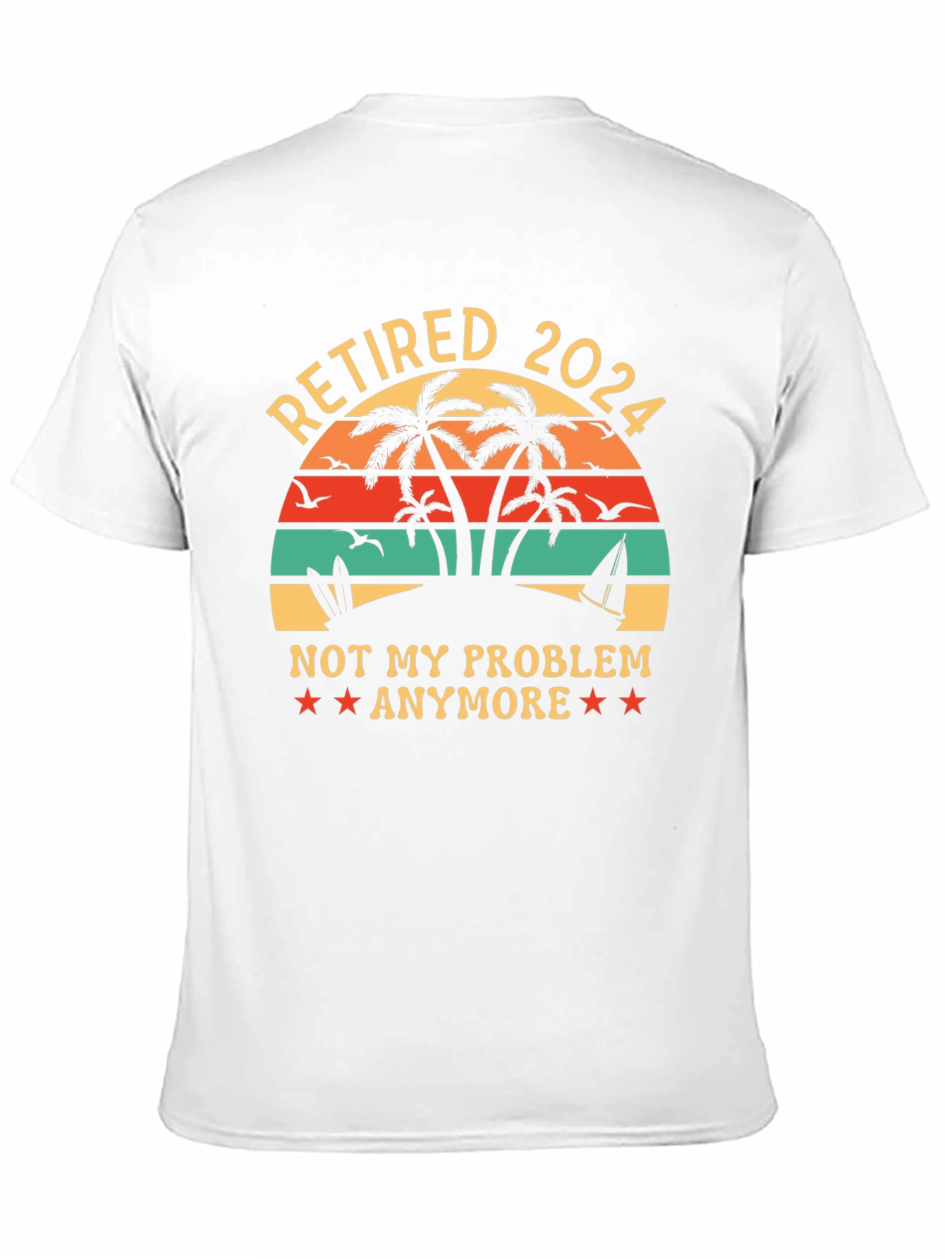 Black Retired 2024 Graphic T-Shirt view 11