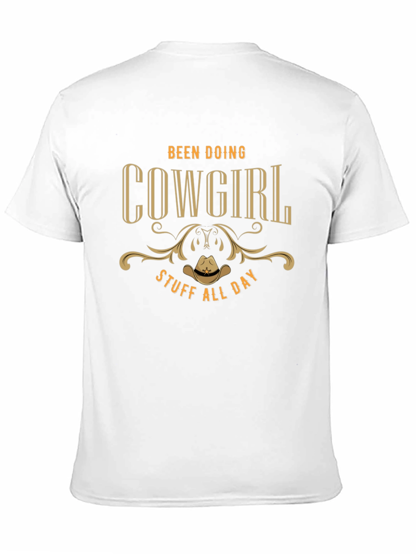 Black Cowgirl Stuff All Day T-Shirt view 11