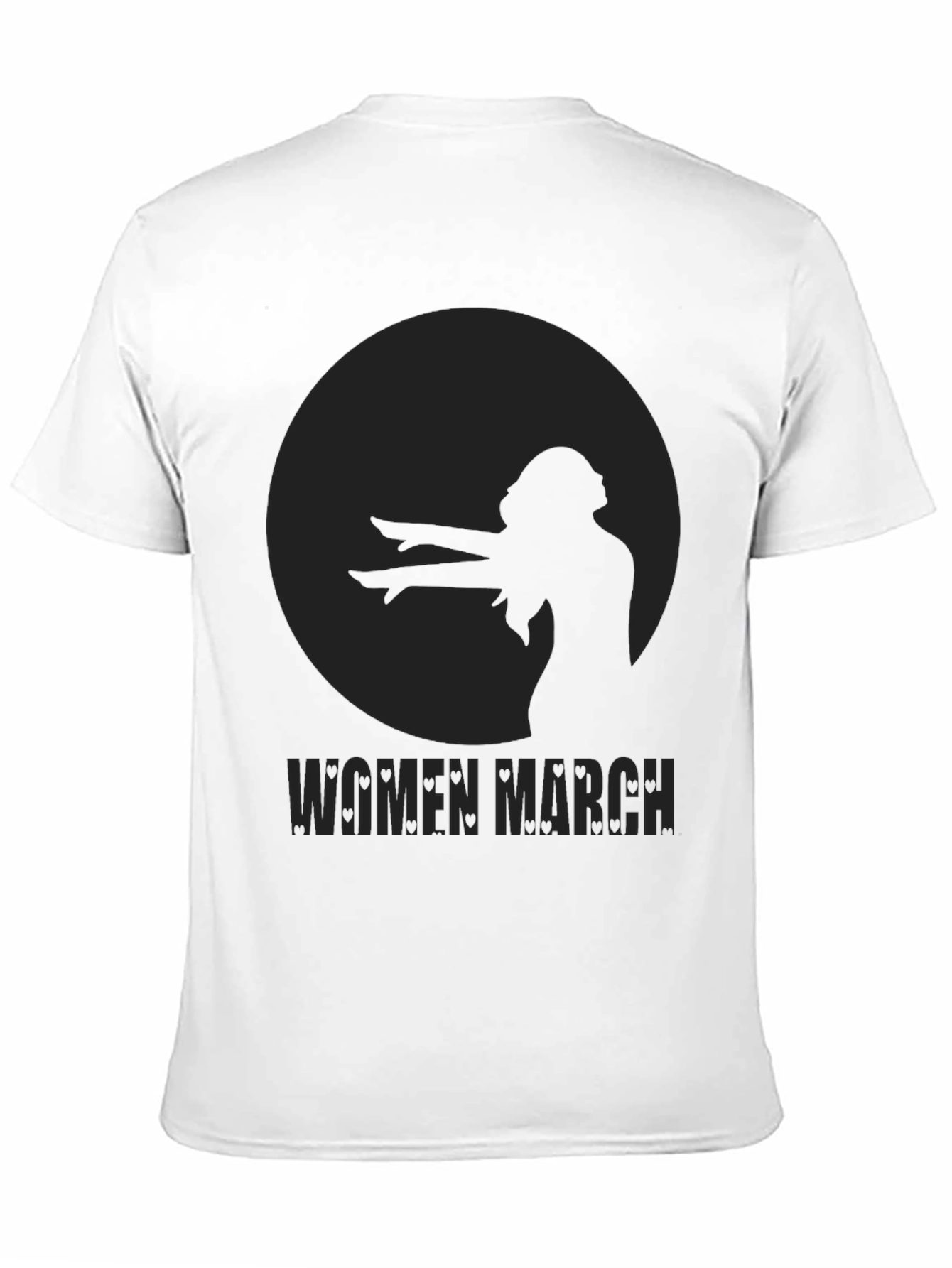 Black Women March Graphic Tee - Black view 11