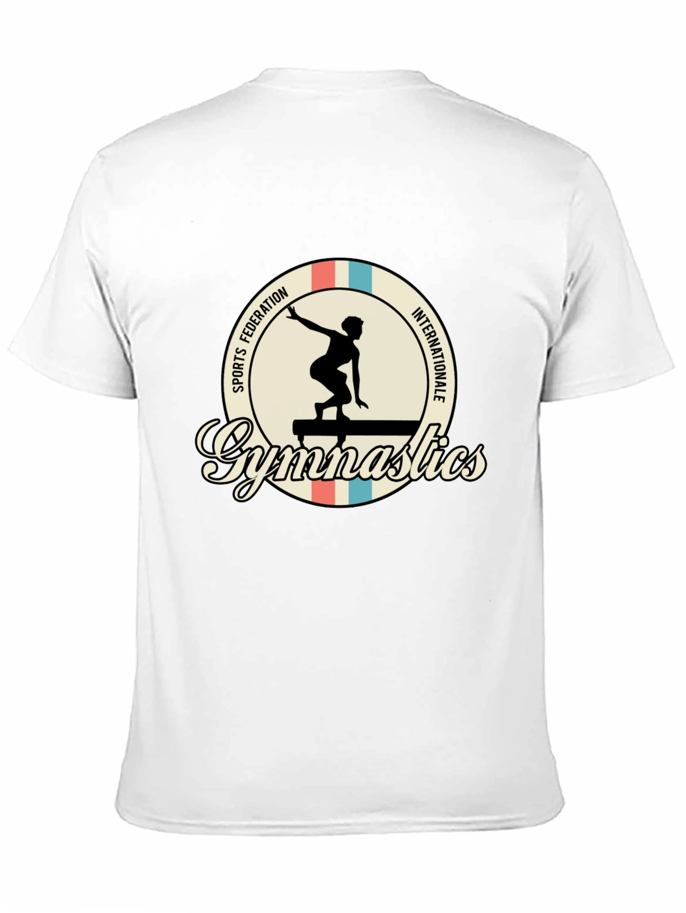 Black Gymnastics T-Shirt: Sports Federation Internationale view 11