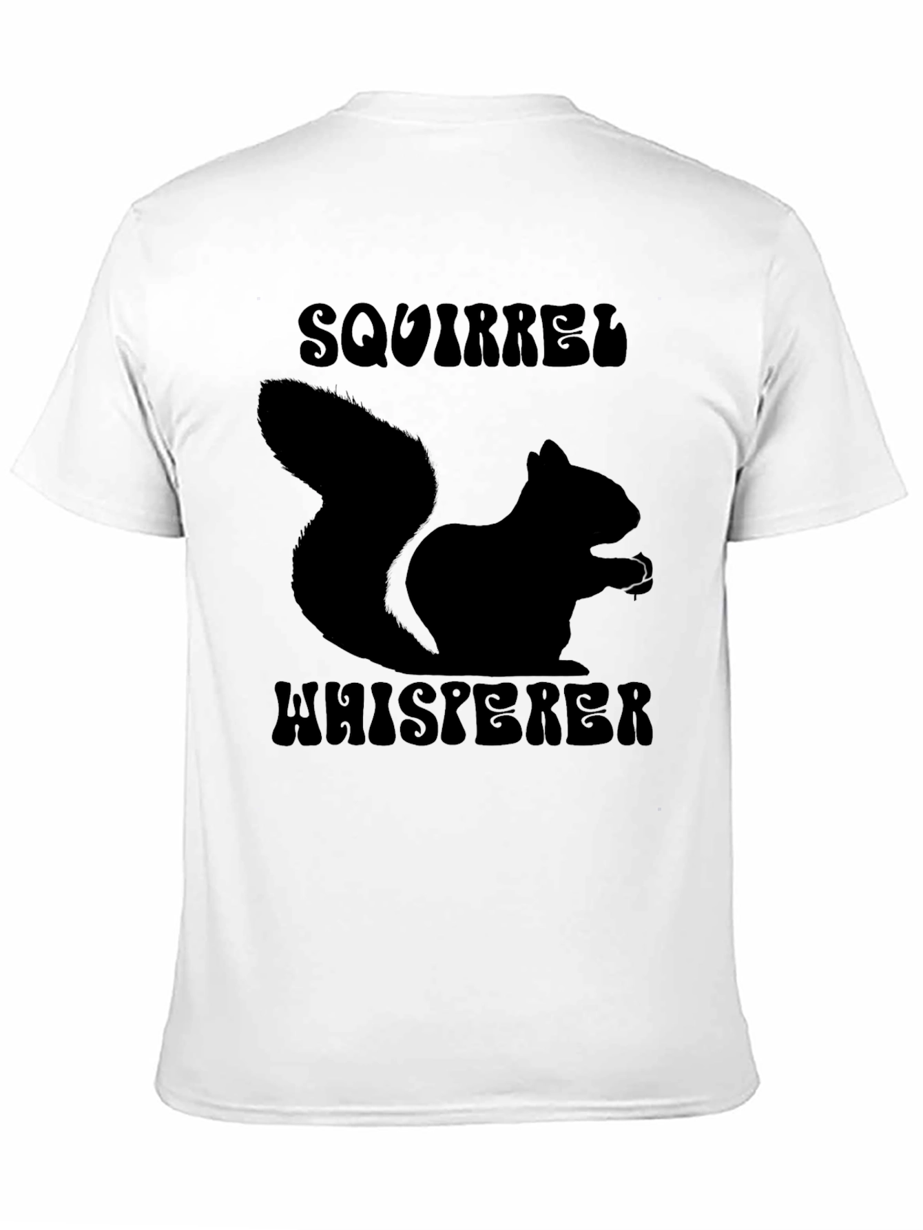 Black Squirrel Whisperer Graphic Tee - Black view 11