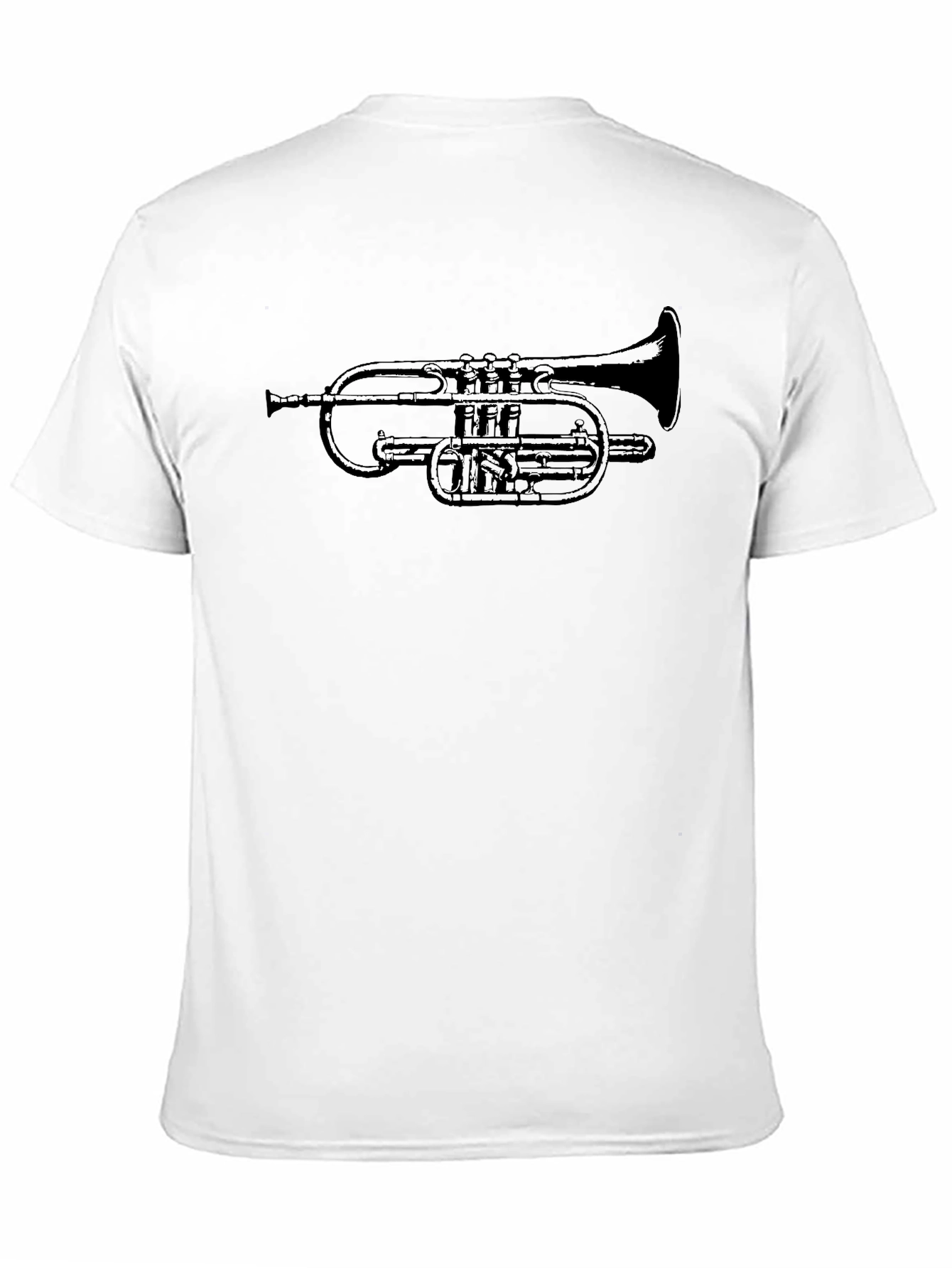 Black Cornet T-Shirt - Musician's Tee view 11