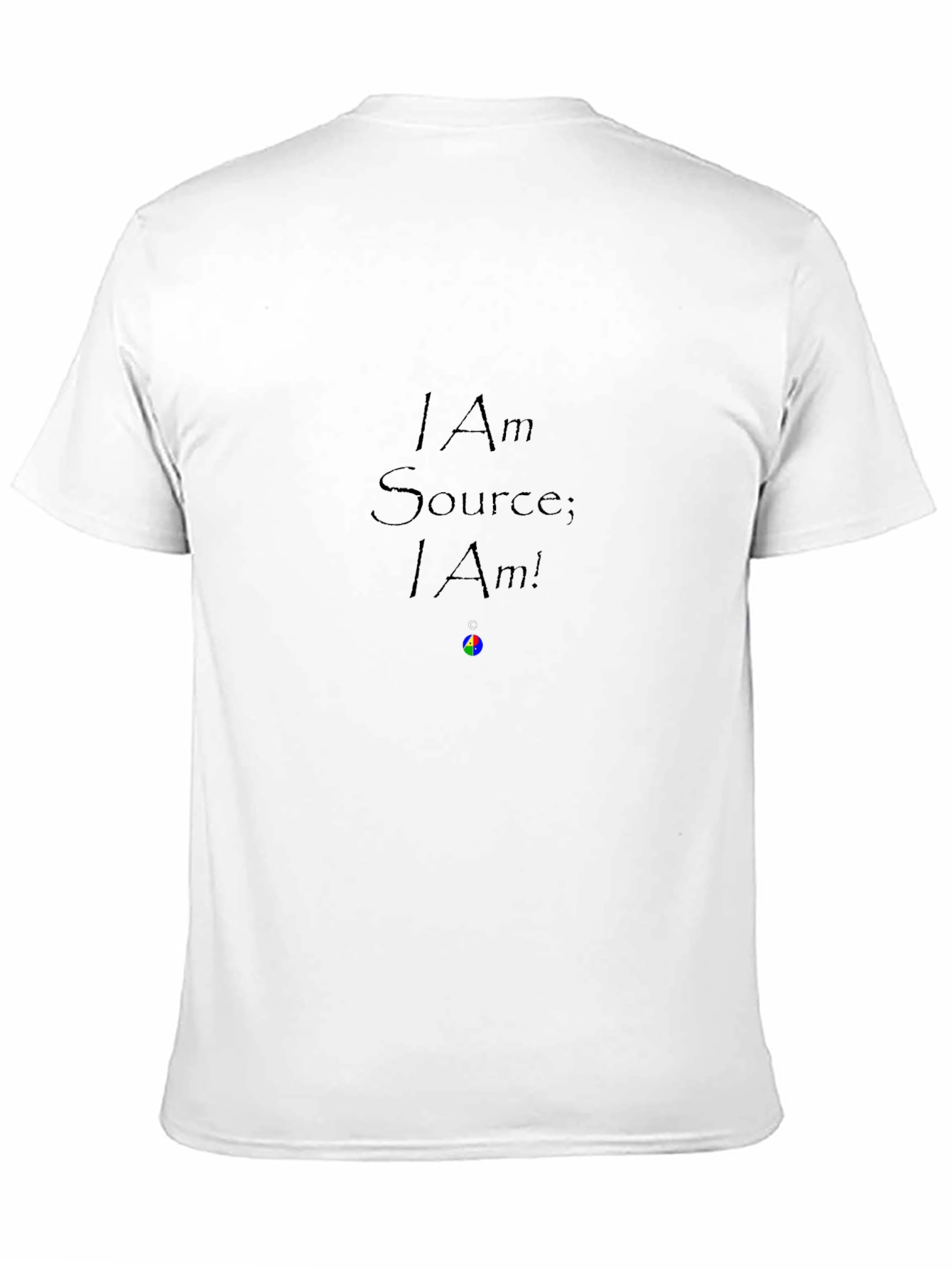 Black I Am Source Black T-Shirt view 11