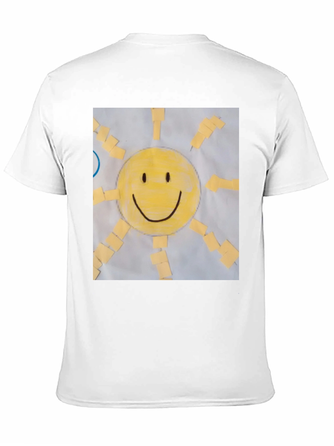 Black Smiley Face Sun Graphic Tee - Cheerful Black T-Shirt view 11