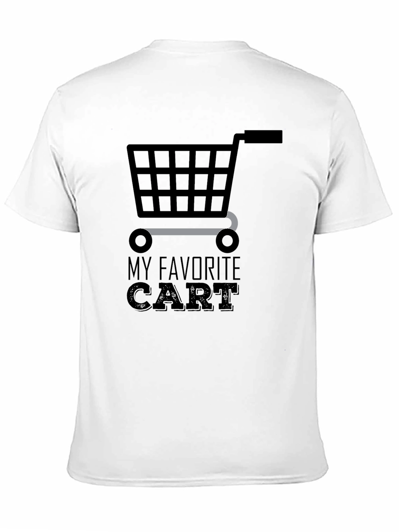 Black My Favorite Cart Graphic Tee - Unisex view 11