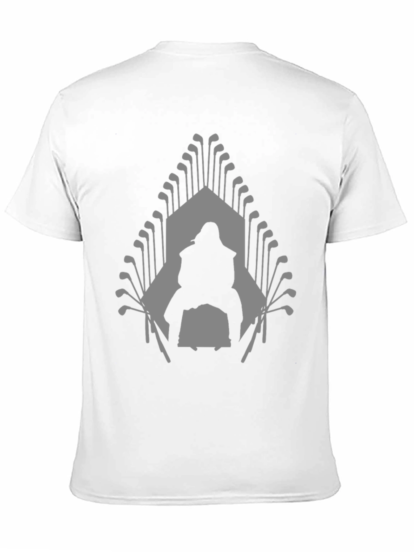 Black Golf Throne Graphic Tee - Stylish & Unique Design view 11