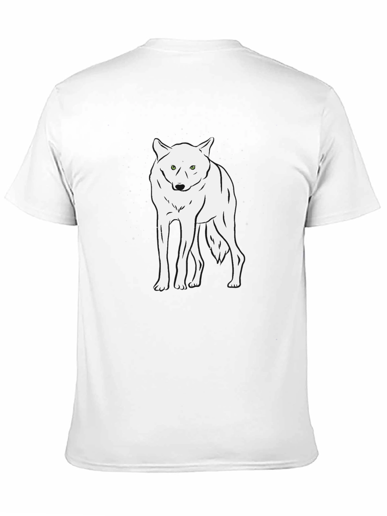 Black Black Wolf Graphic Tee - Stylish Casual Wear view 11