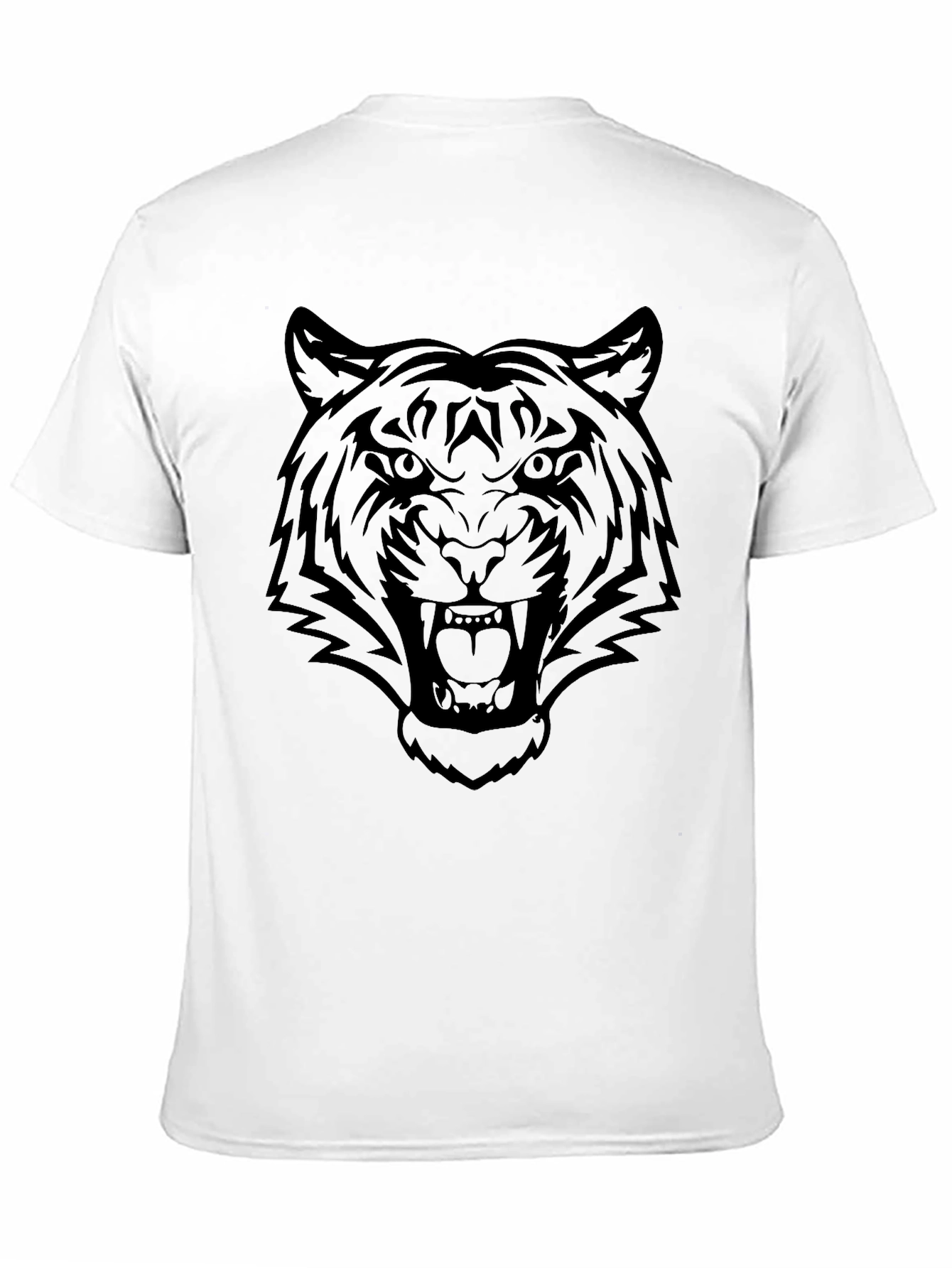 Black Black Tiger Graphic Tee - Men's Short Sleeve Shirt view 11