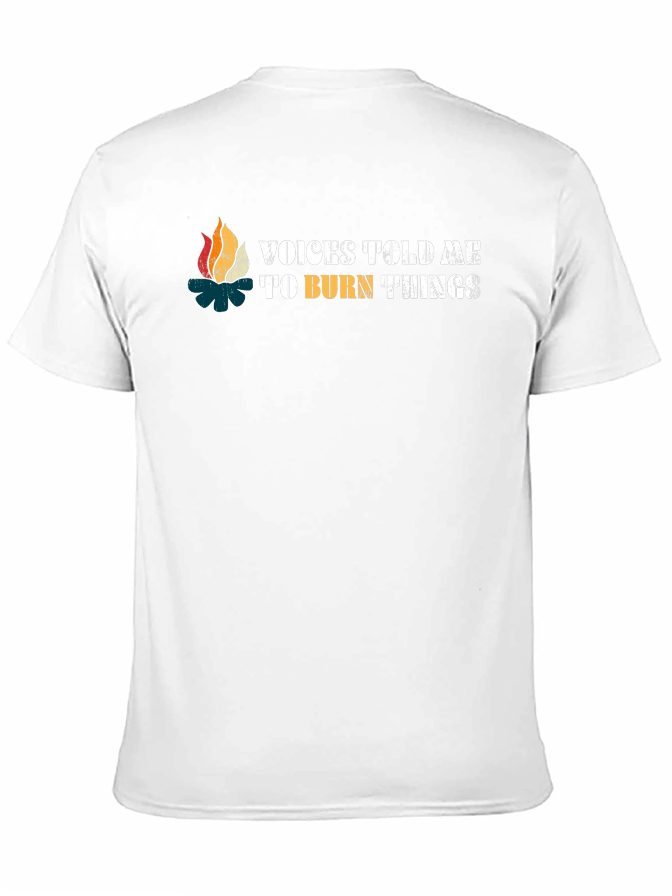 Black Voices Told Me To Burn Things Tee view 11