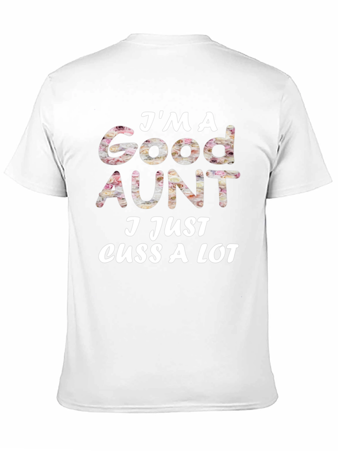 Black Funny "Good Aunt" Graphic Tee view 11