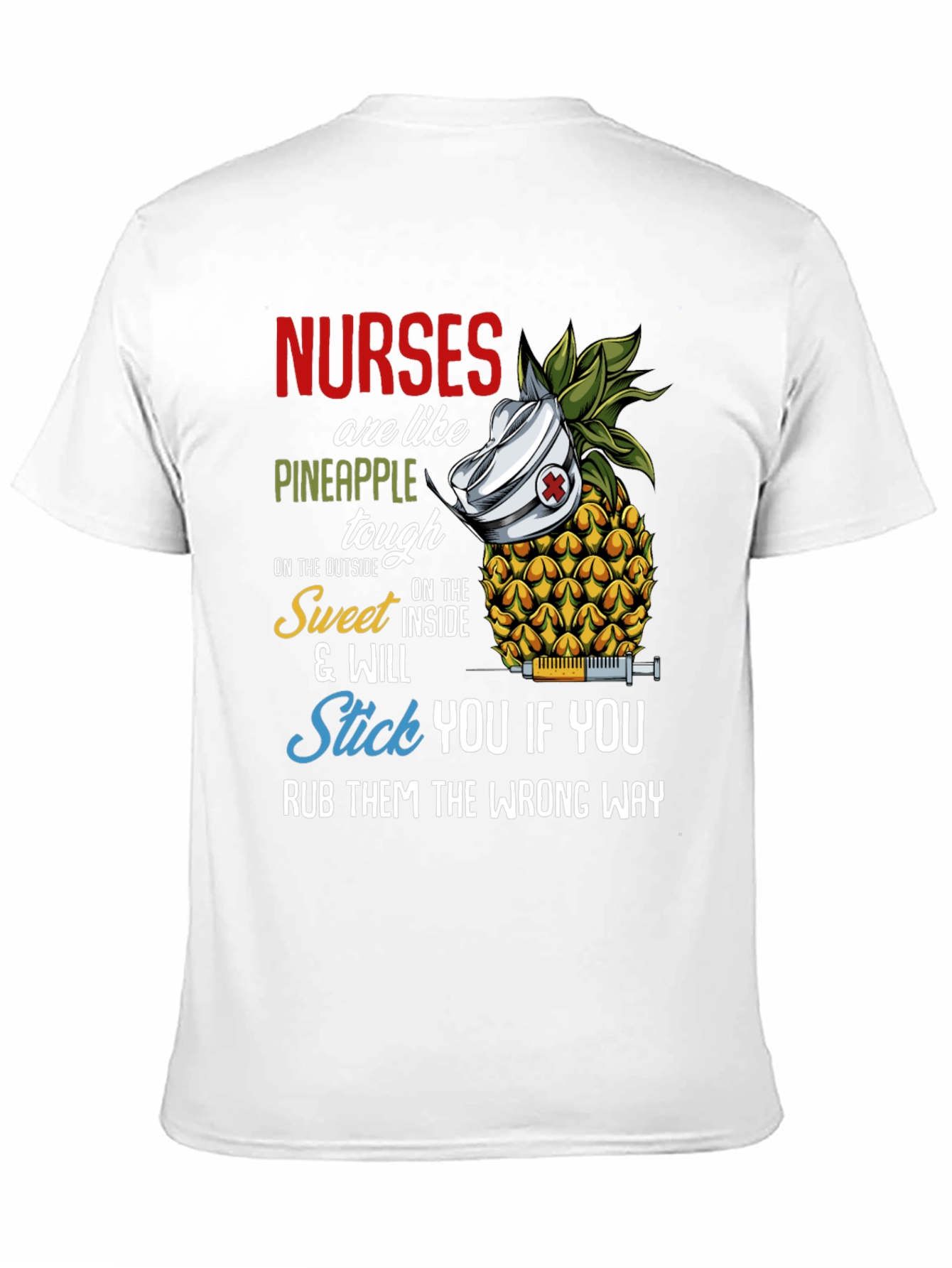 Black Nurses Are Like Pineapple Funny T-Shirt view 11