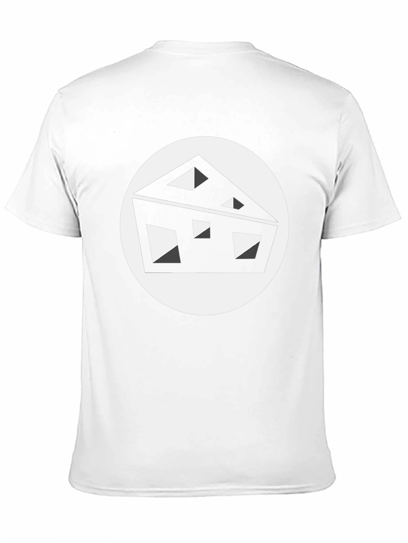 Black Modern Abstract Tee - Black view 11