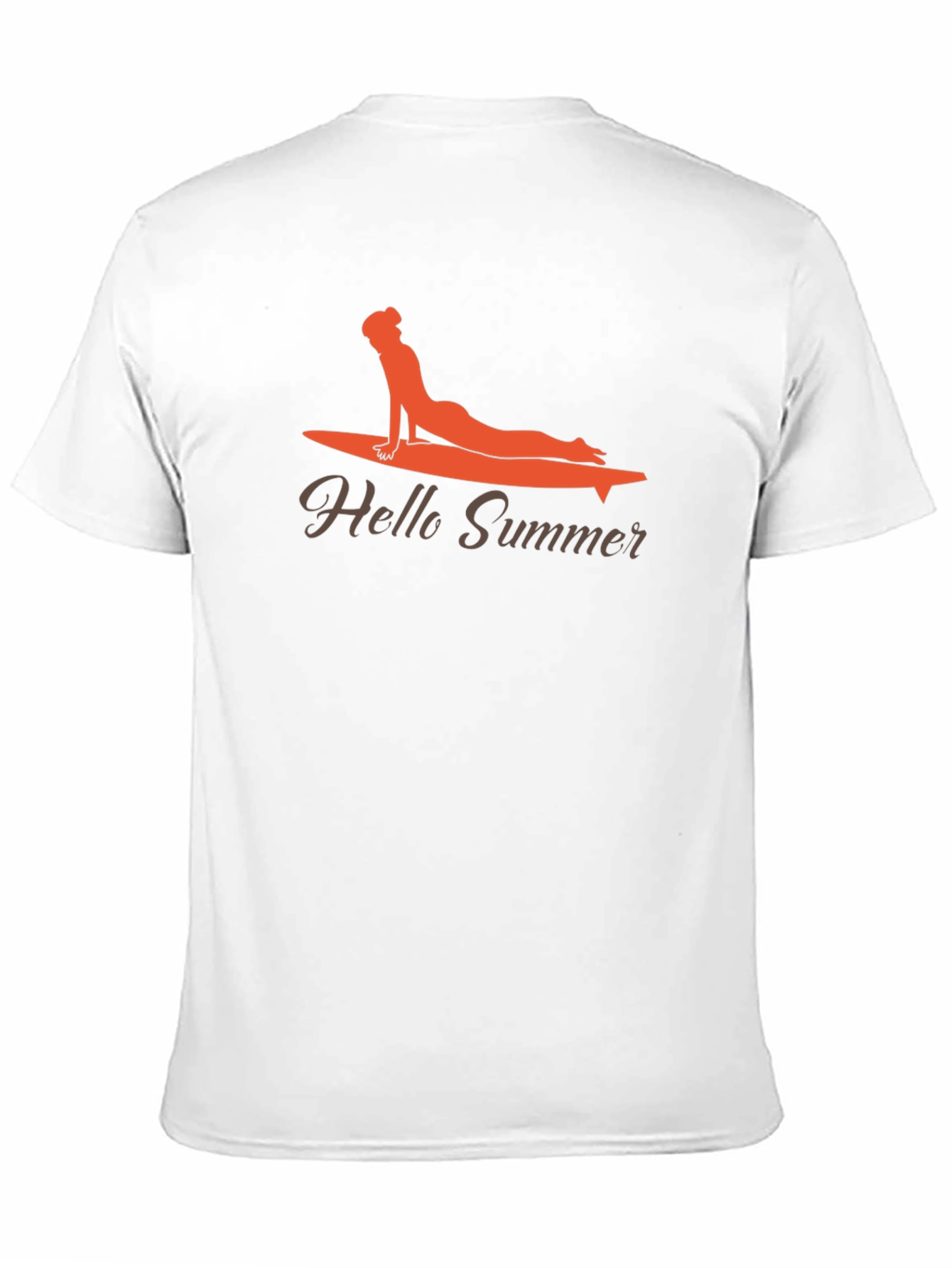 Black Hello Summer Surf Yoga Tee view 11